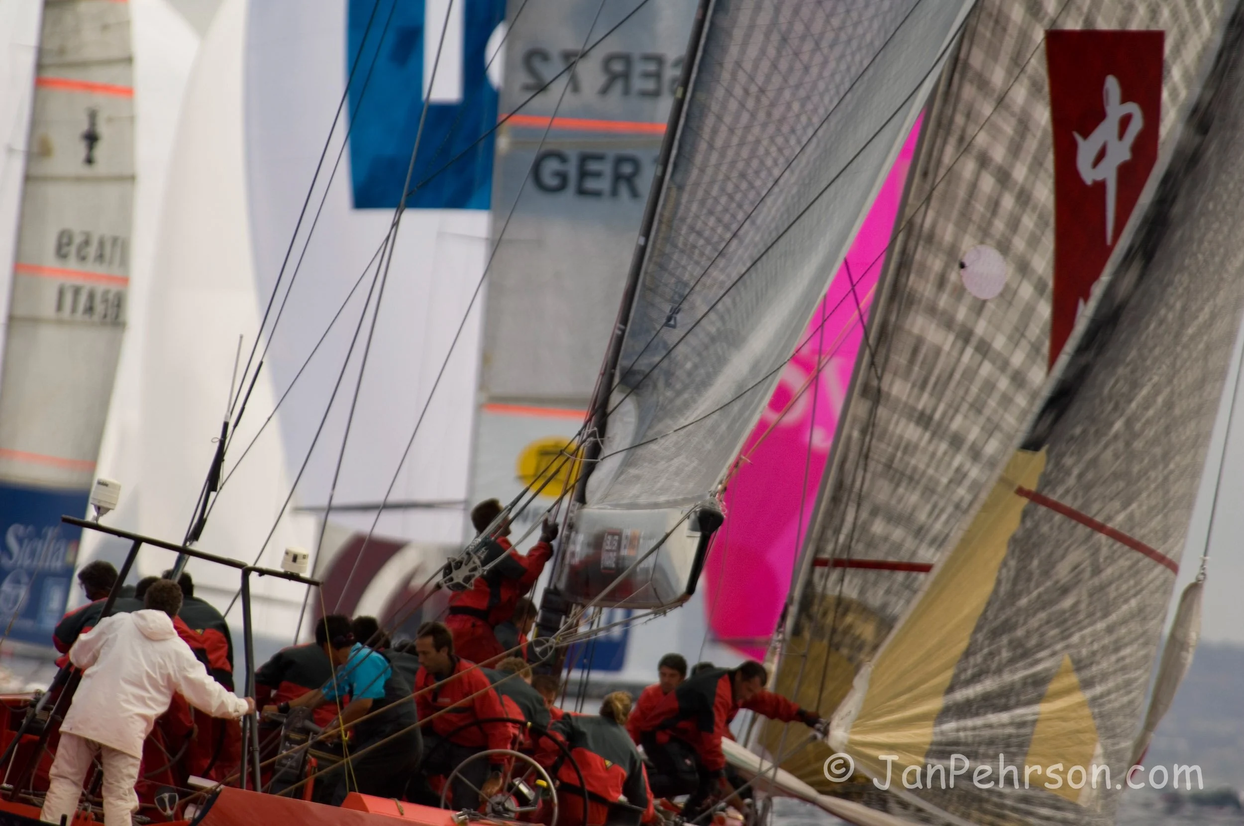 September 2005, Trapani, Sicily Americas Cup Act, China Team (02842)