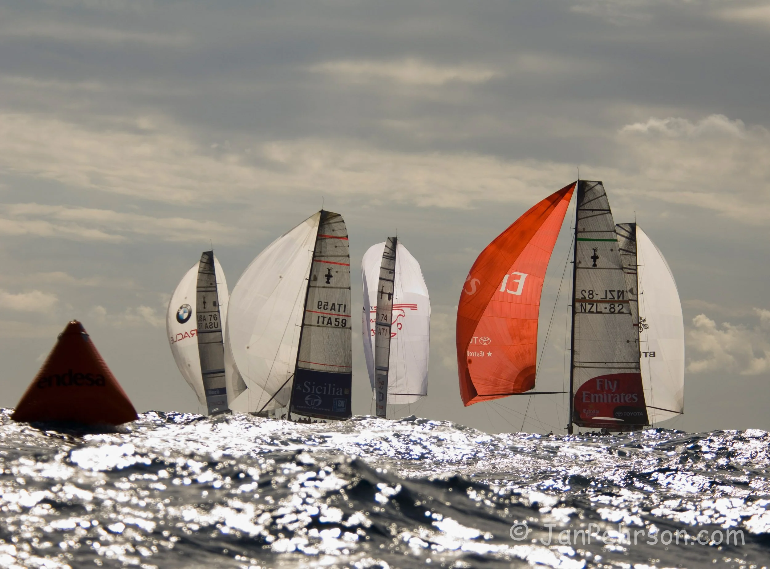 September 2005, Trapani, Sicily Americas Cup Act (02946)