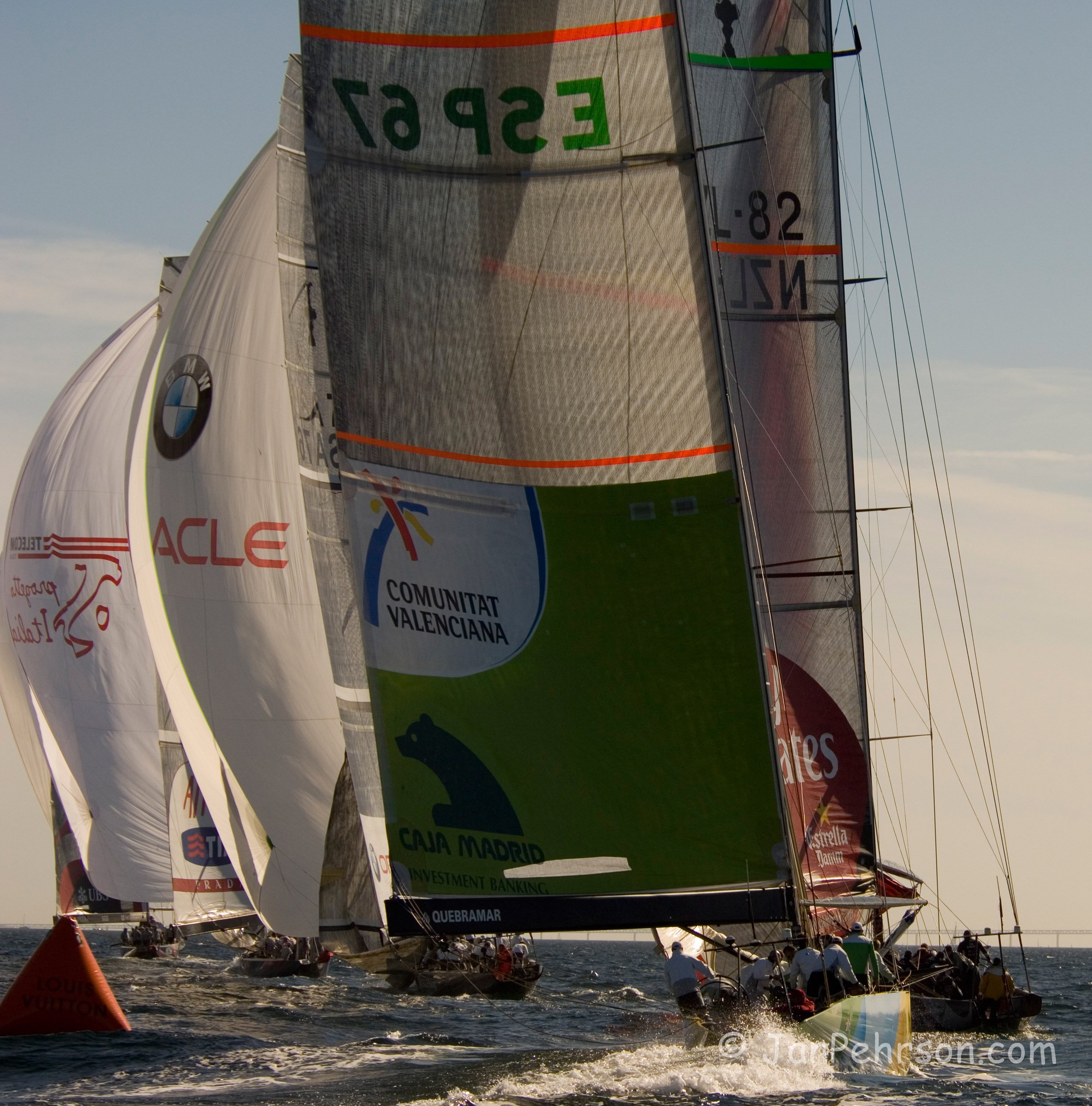 August 2005, Malmo, Sweden Americas Cup Act (02956)