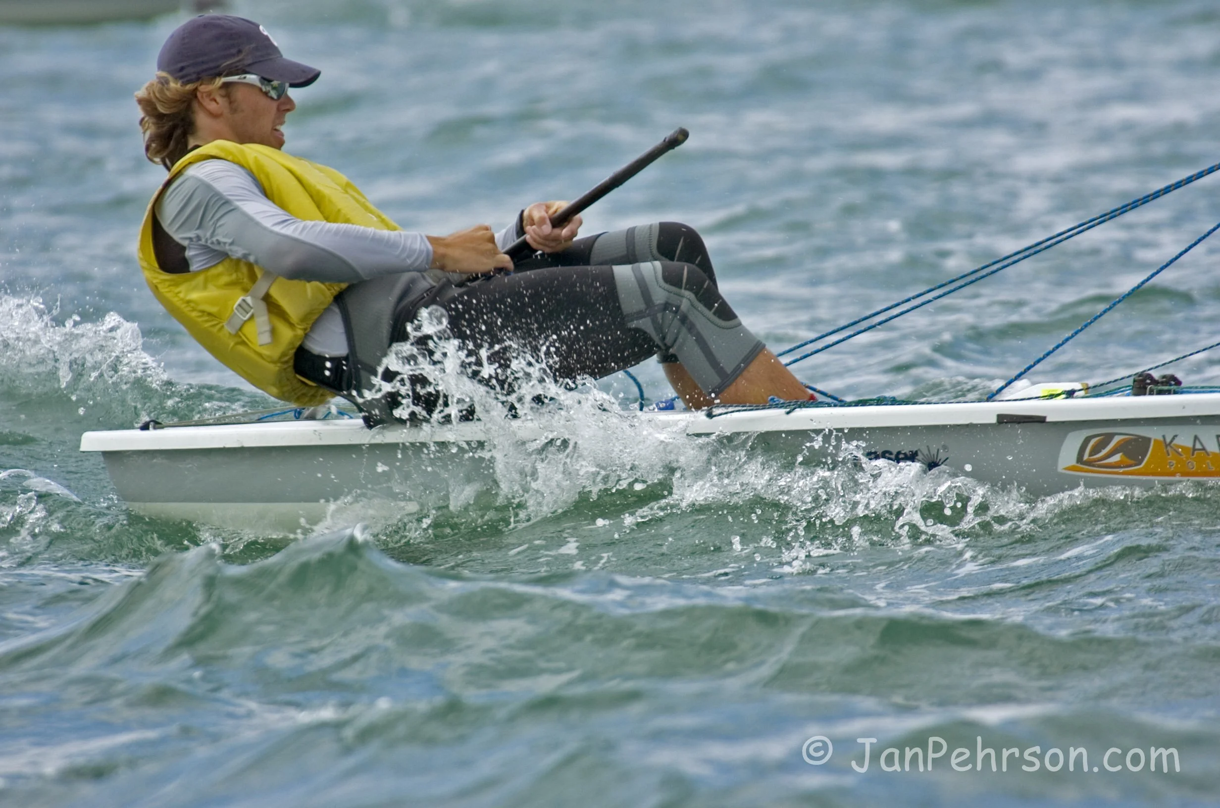January 2005, Miami, Florida, Olympic Class Regatta, Laser Class, Campbel (0128_1_022)