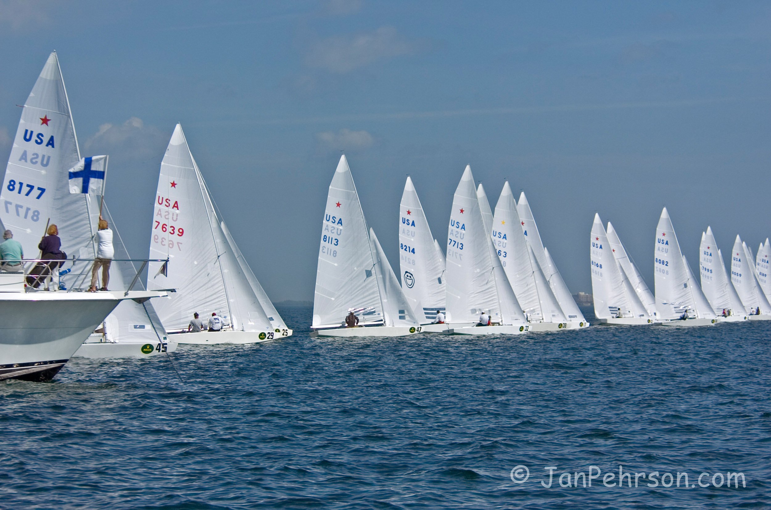 January 2005, Miami, Florida, Olympic Class Regatta, Star Class (0127_1_004)