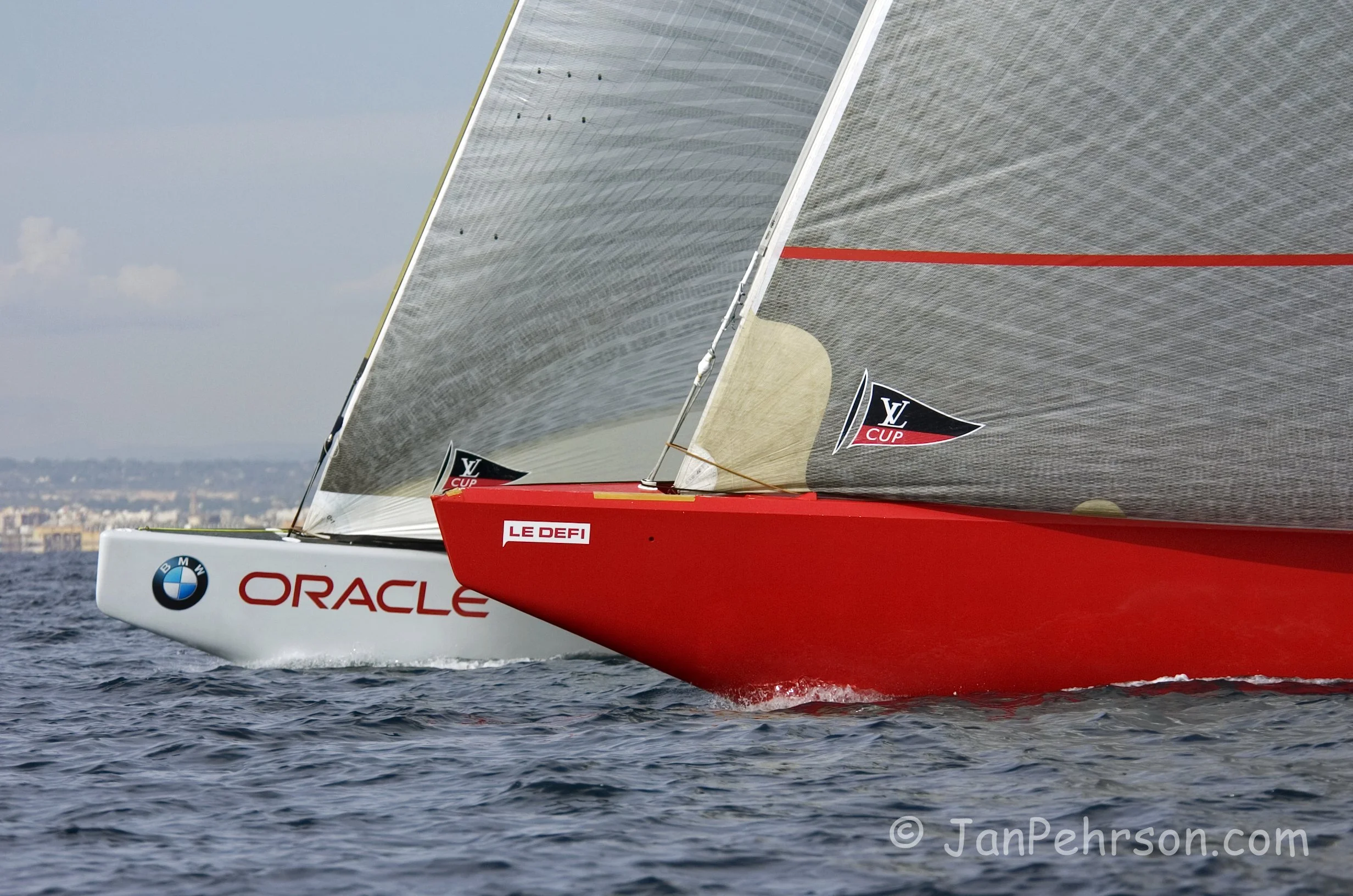 October 2004, Valencia, Spain, Americas Cup Racing, Act3 Starts and Fleet Races (1012_1_0005)