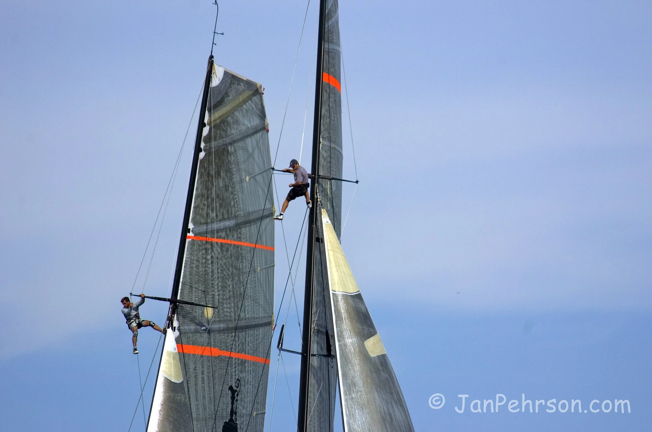 October 2004, Valencia, Spain, Americas Cup Racing, Act3 Starts and Fleet Races (1012_1_0027)