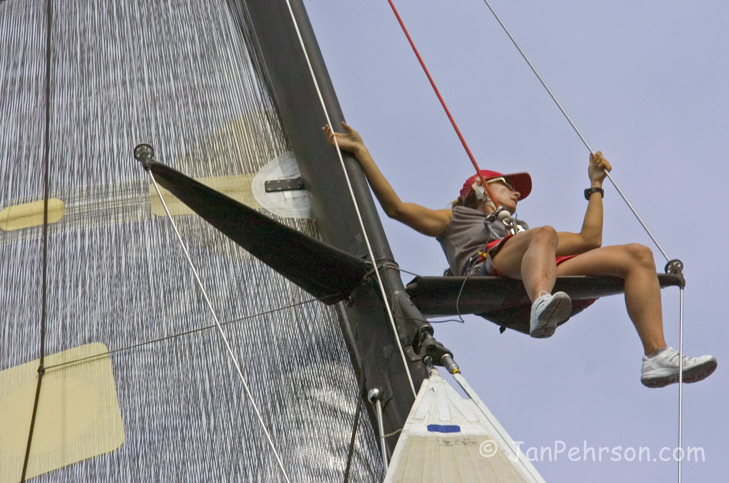 October 2004, Valencia, Spain, Americas Cup Racing, Yacht K-Challenge (1006_1_0045)