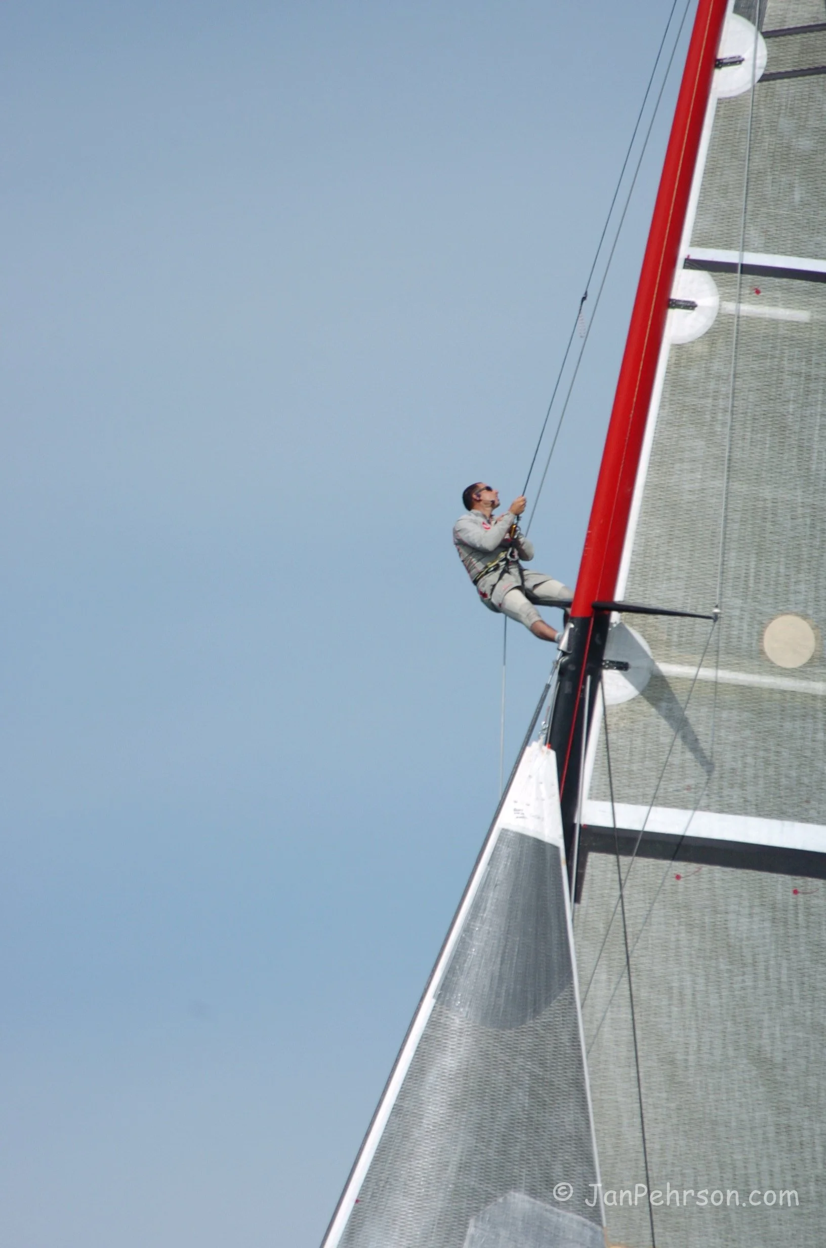 October 2004, Valencia, Spain, Americas Cup Racing, Yacht Luna Rossa (1012_1_0014)