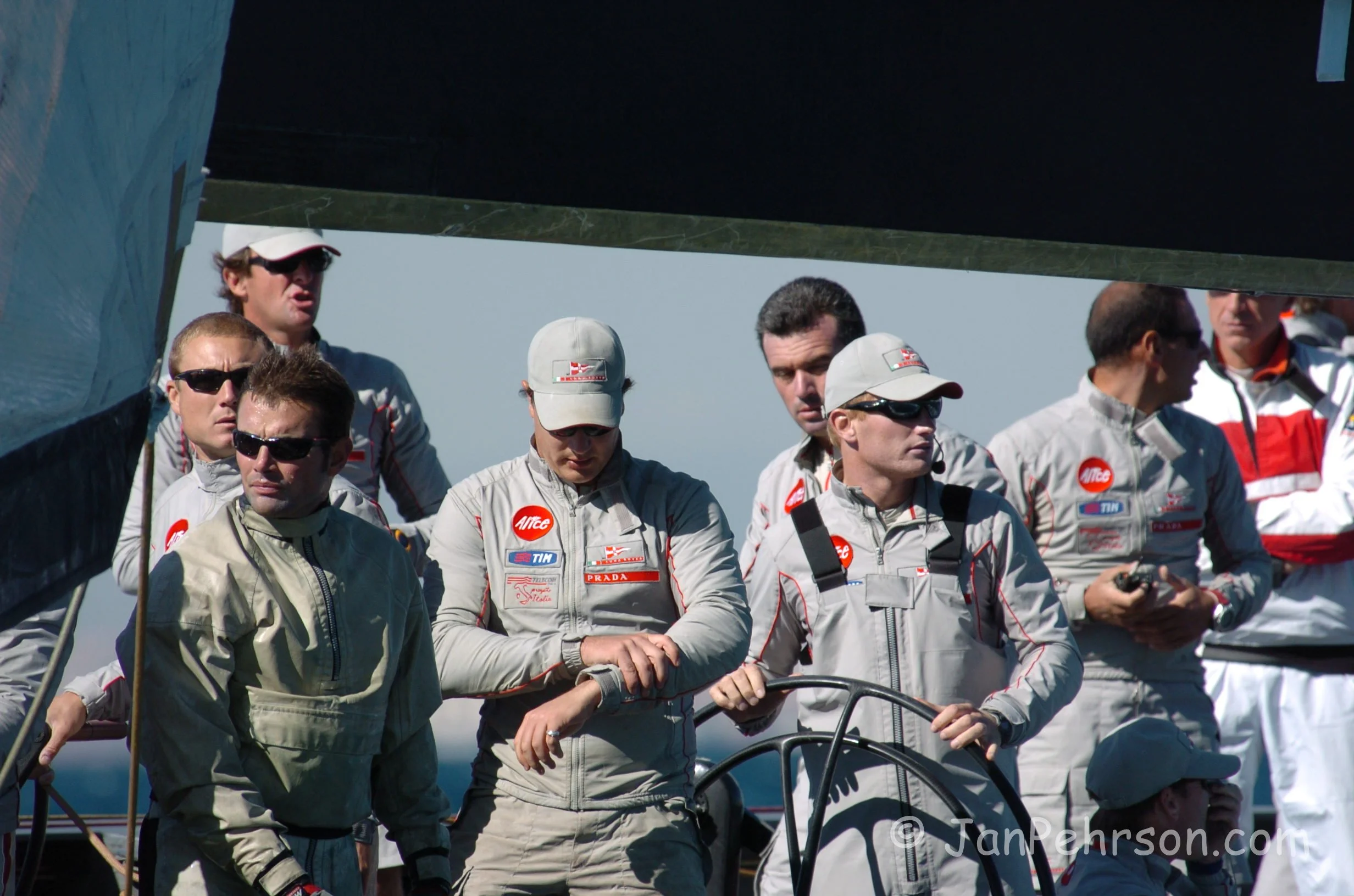 October 2004, Valencia, Spain, Americas Cup Racing, Yacht Luna Rossa (1014_1_0011)