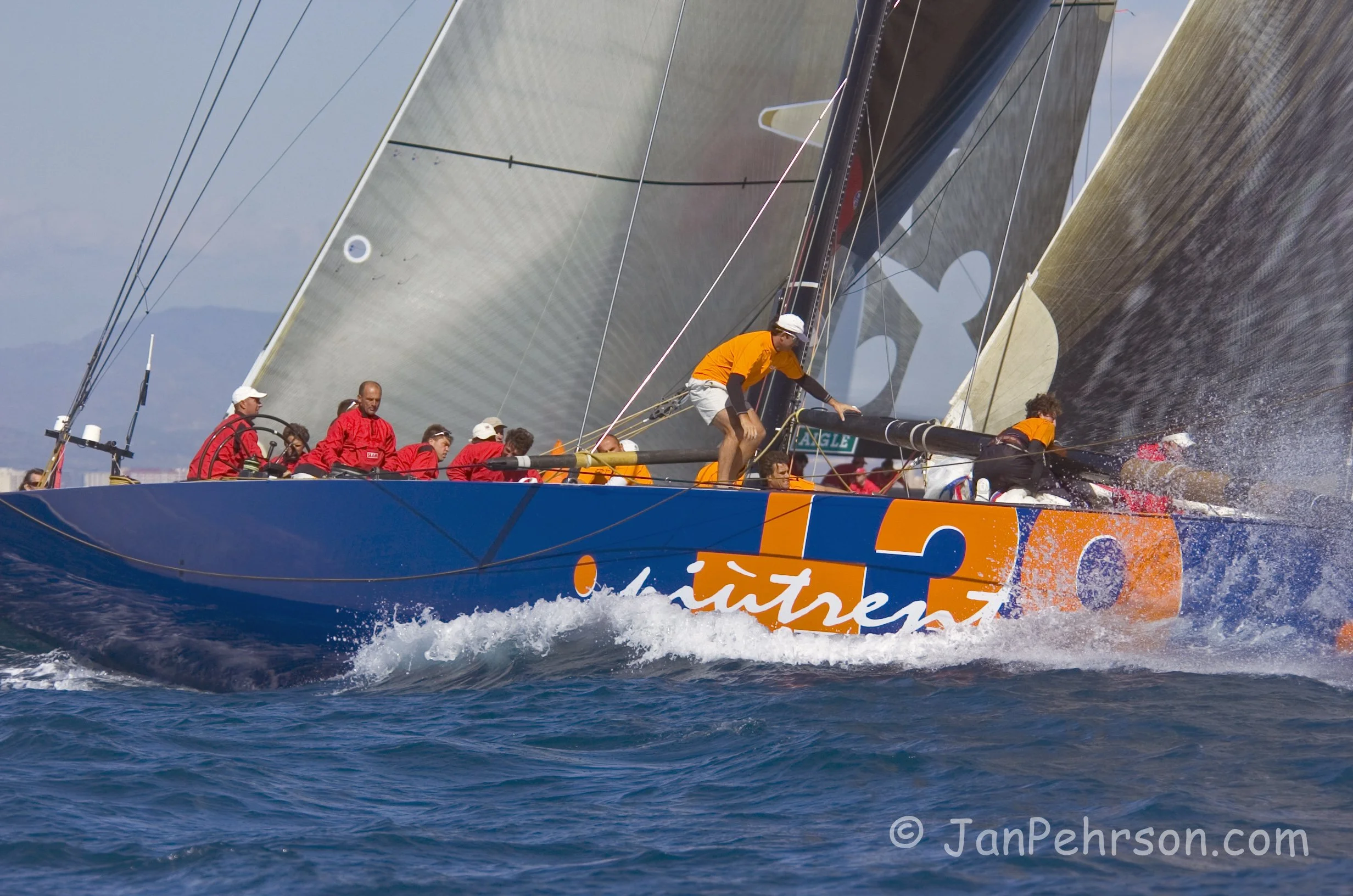 October 2004, Valencia, Spain, Americas Cup Racing, Yacht Plus 39 (1014_1_0080)