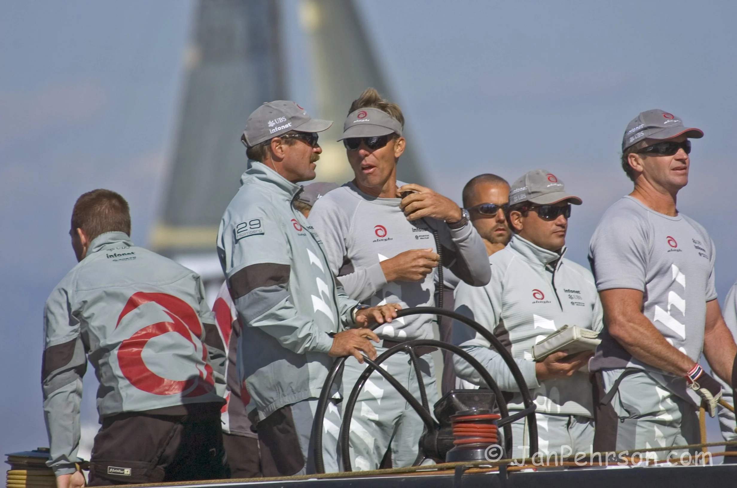 October 2004, Valencia, Spain, Americas Cup Racing, Yacht Team Alinghi (1014_1_0014)