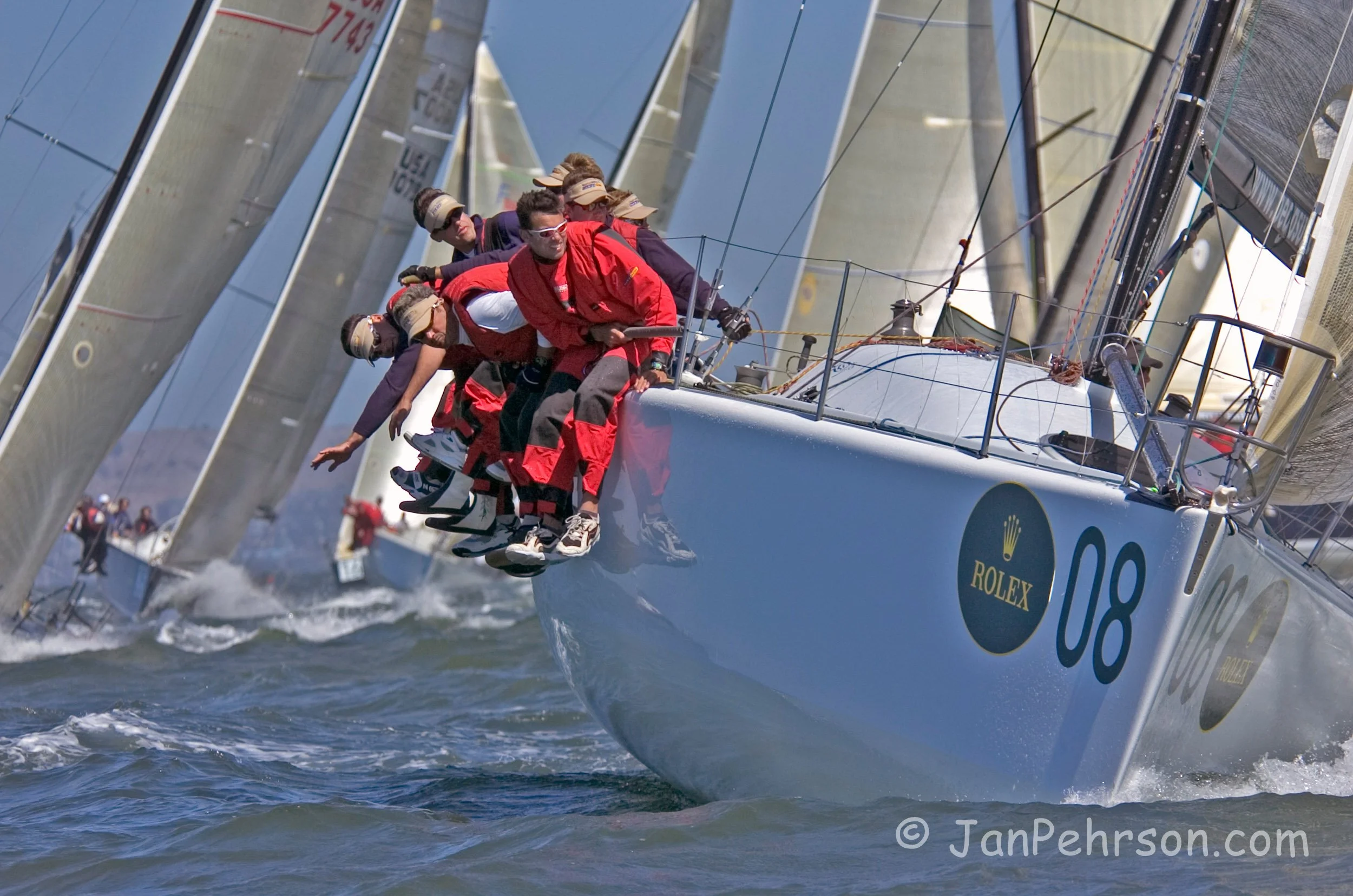 September 2004, San Francisco, California, Farr 40 Class Worlds Action (0909_1_0013)
