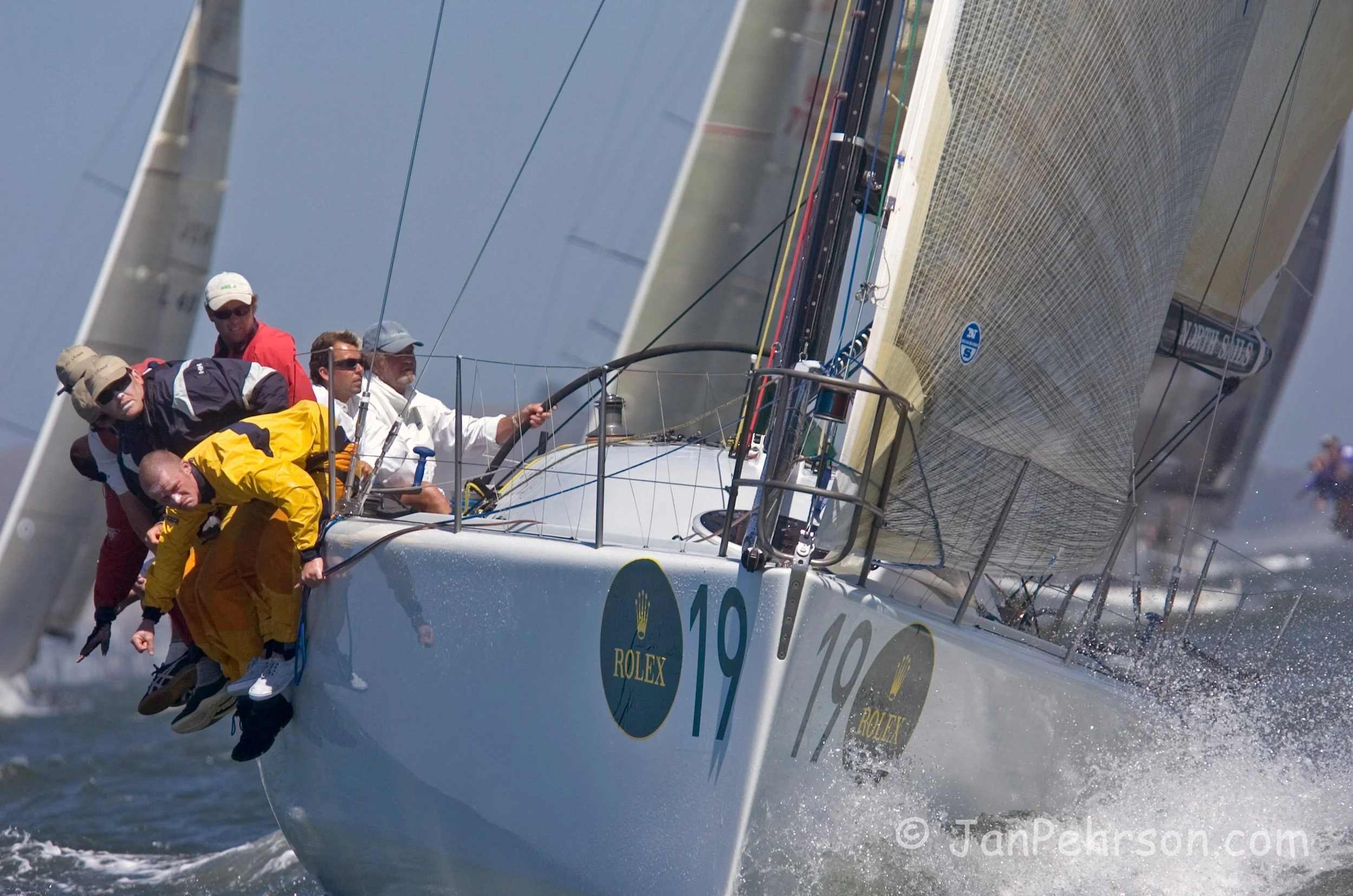 September 2004, San Francisco, California, Farr 40 Class Worlds Action (0909_1_0043)