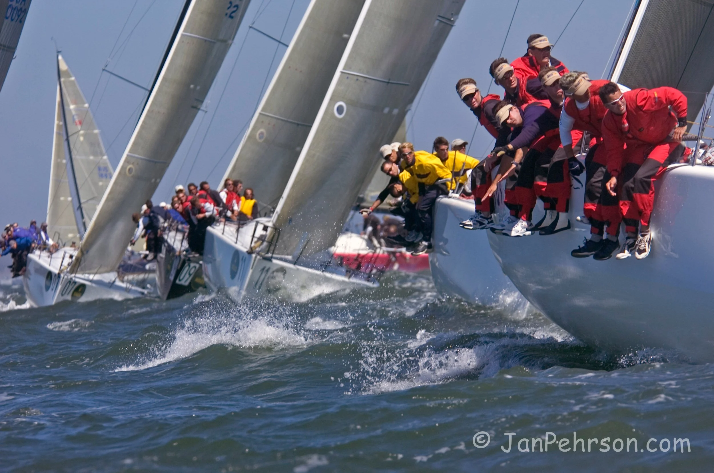 September 2004, San Francisco, California, Farr 40 Class Worlds Action (0909_1_0047)