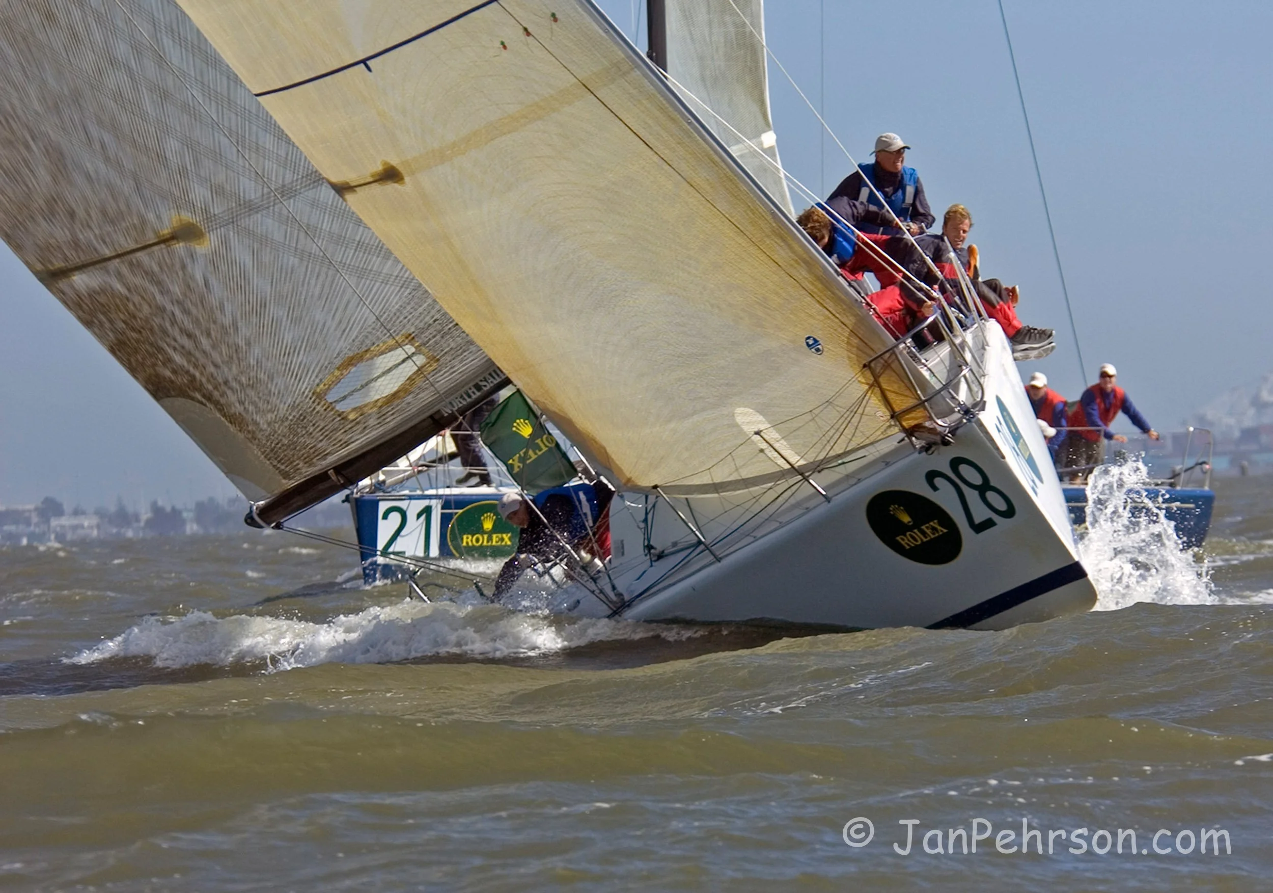 September 2004, San Francisco, California, Farr 40 Class Worlds Action (0909_3_0029)