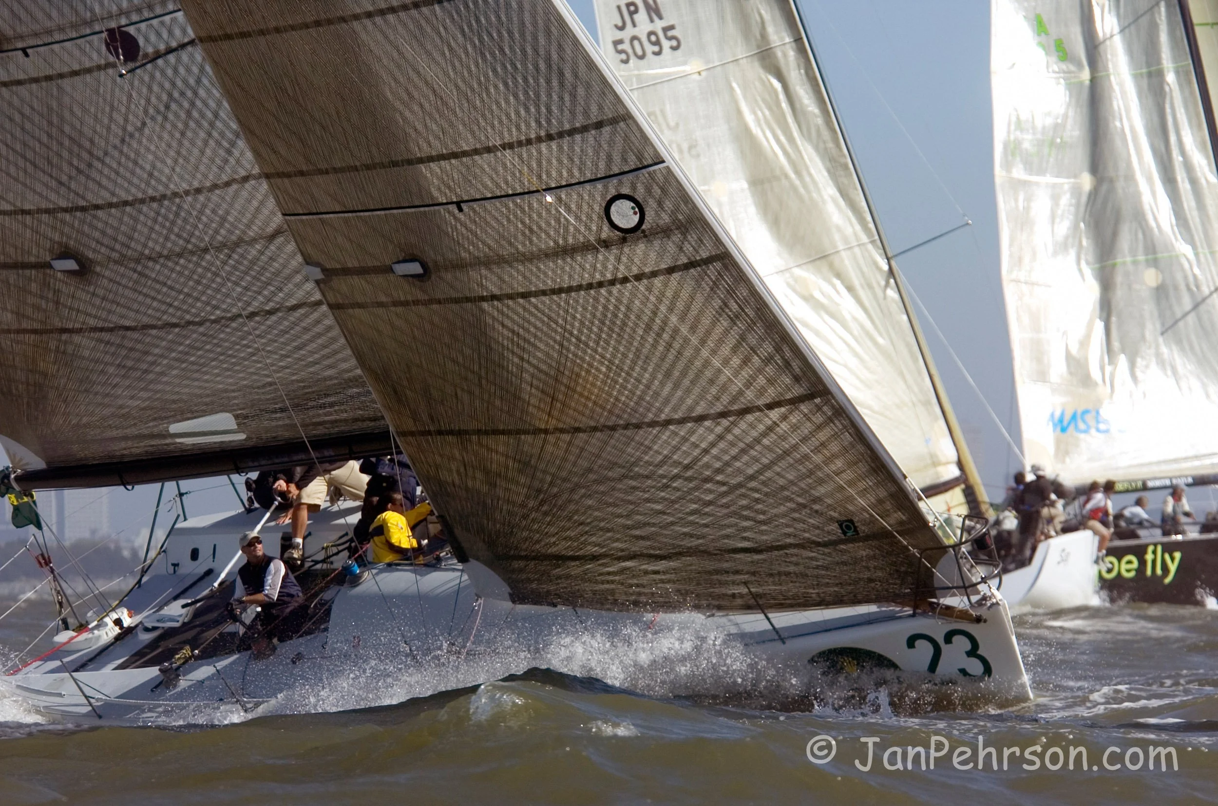 September 2004, San Francisco, California, Farr 40 Class Worlds Action (0909_3_0037)