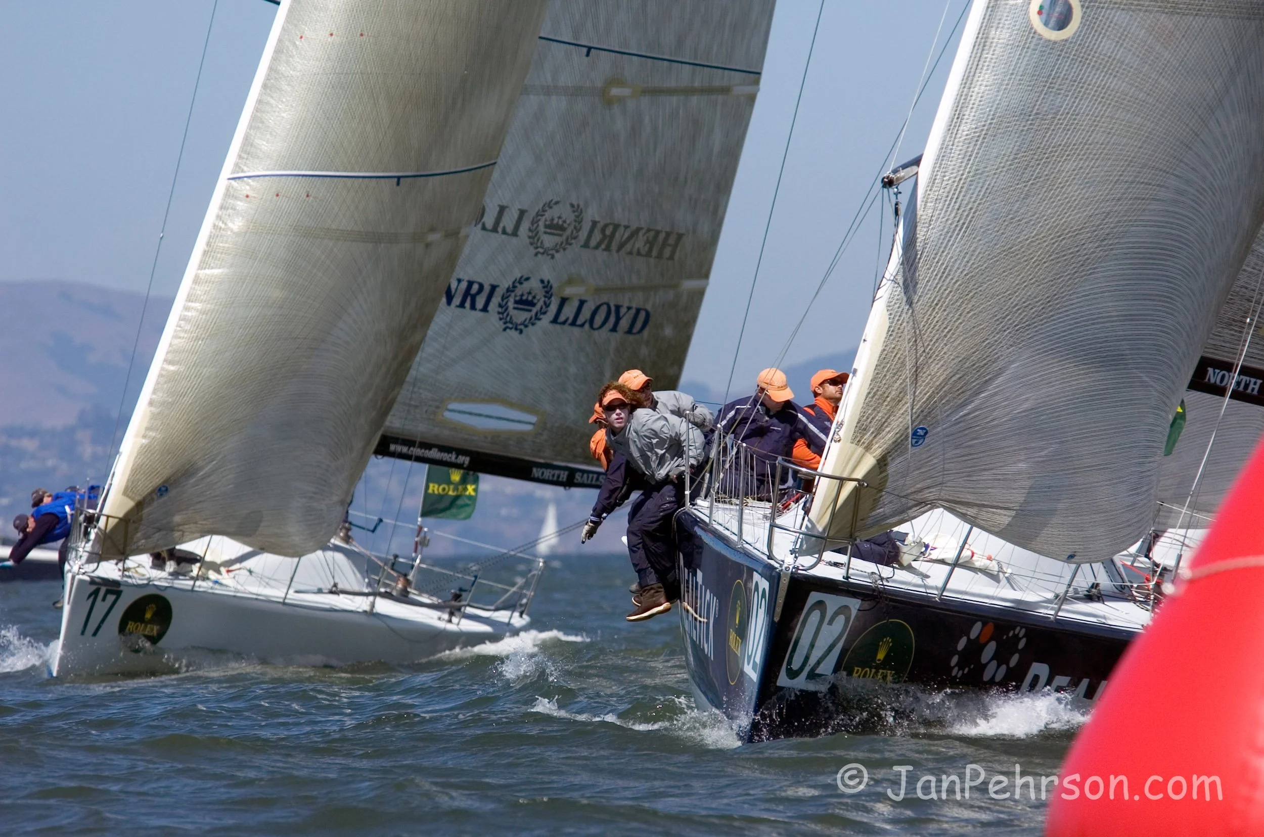 September 2004, San Francisco, California, Farr 40 Class Worlds Action (0911_2_0014)
