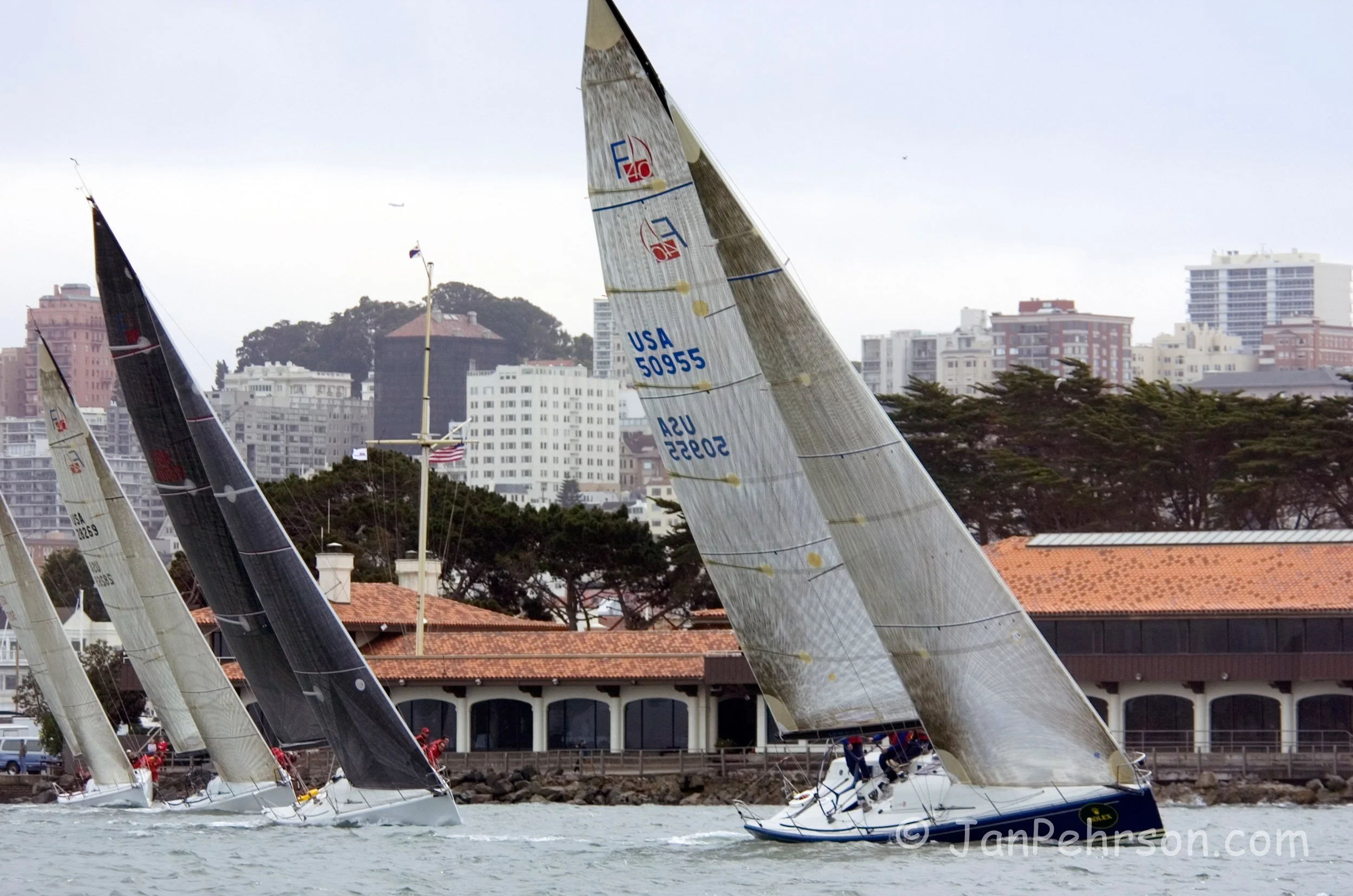 September 2004, San Francisco, CA, Big Boat Series, Farr 40 Class, St Francis Yacht Club (0918_2_0017)