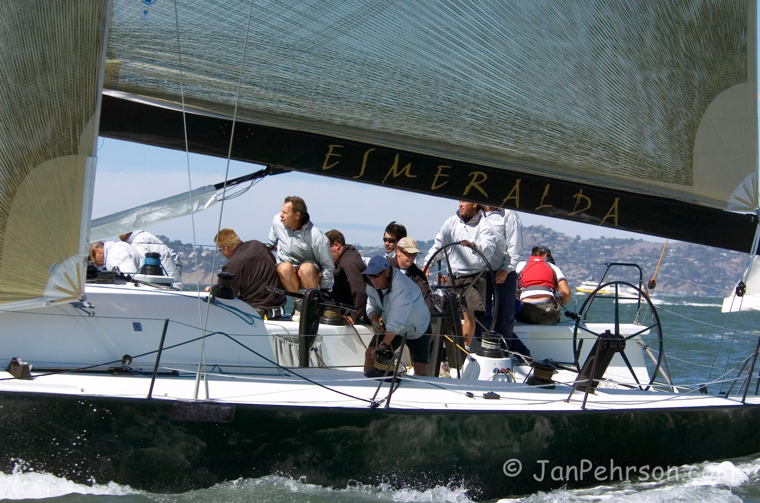September 2004, San Francisco, CA, Big Boat Series, TP52 Class Racing (0917_2_0007_TP52)