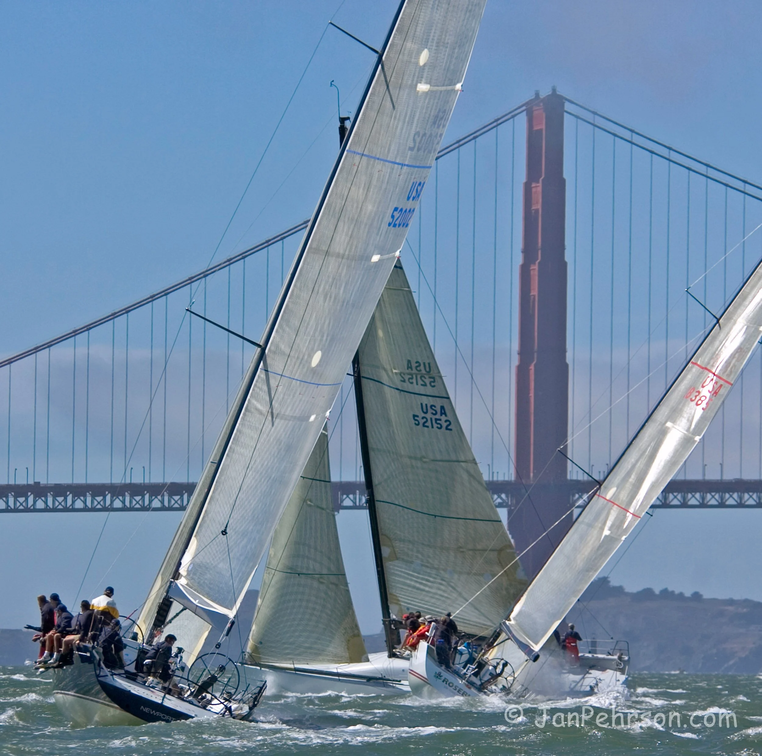September 2004, San Francisco, CA, Big Boat Series, TP52 Class Racing (0917_2_0010_TP52)