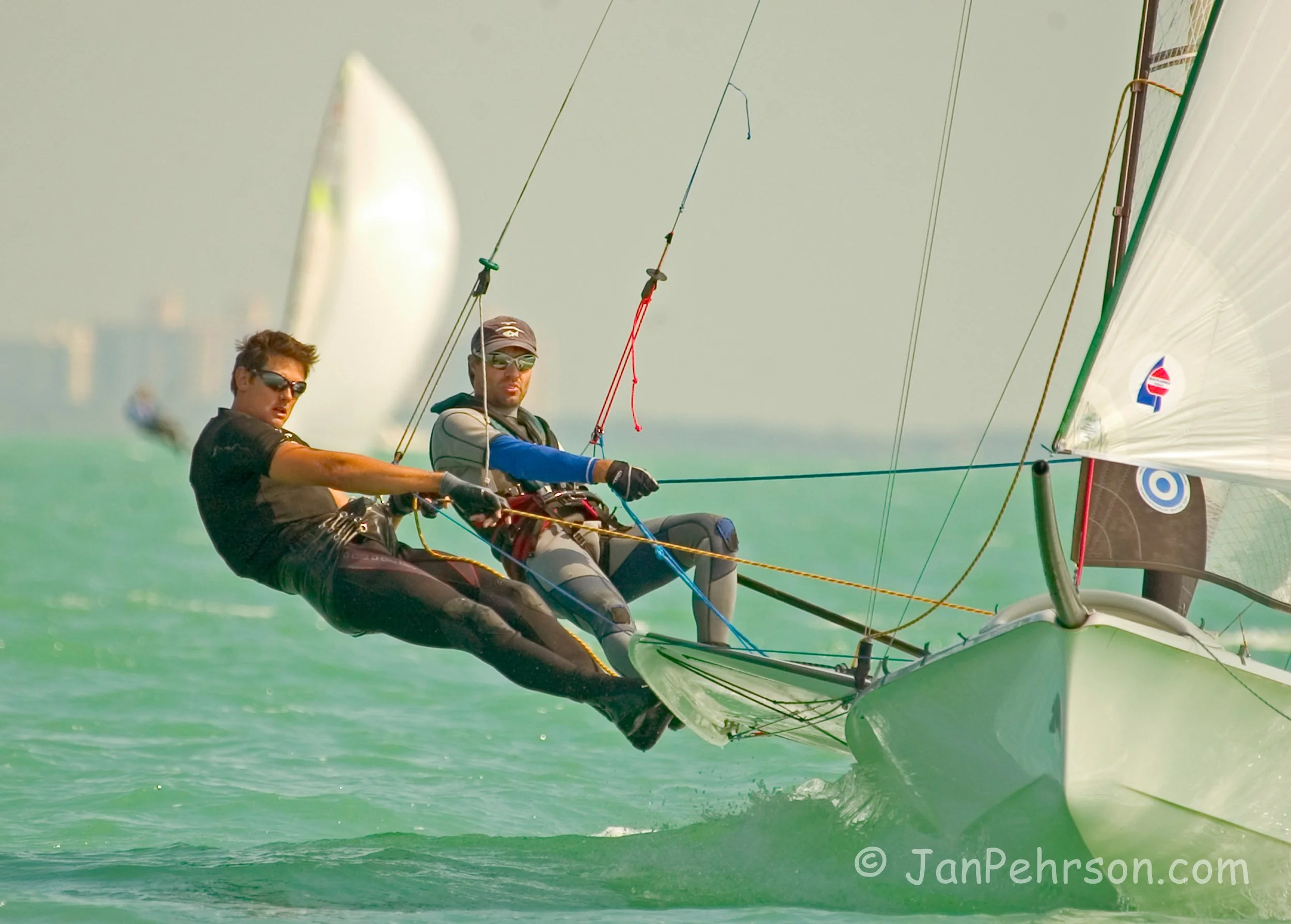 February 2004, Miami, Florida, USA Olympic Trials, 49er Class, USA39, Mack & Lowry (49er_USA39_Mack&Lowry_#13)