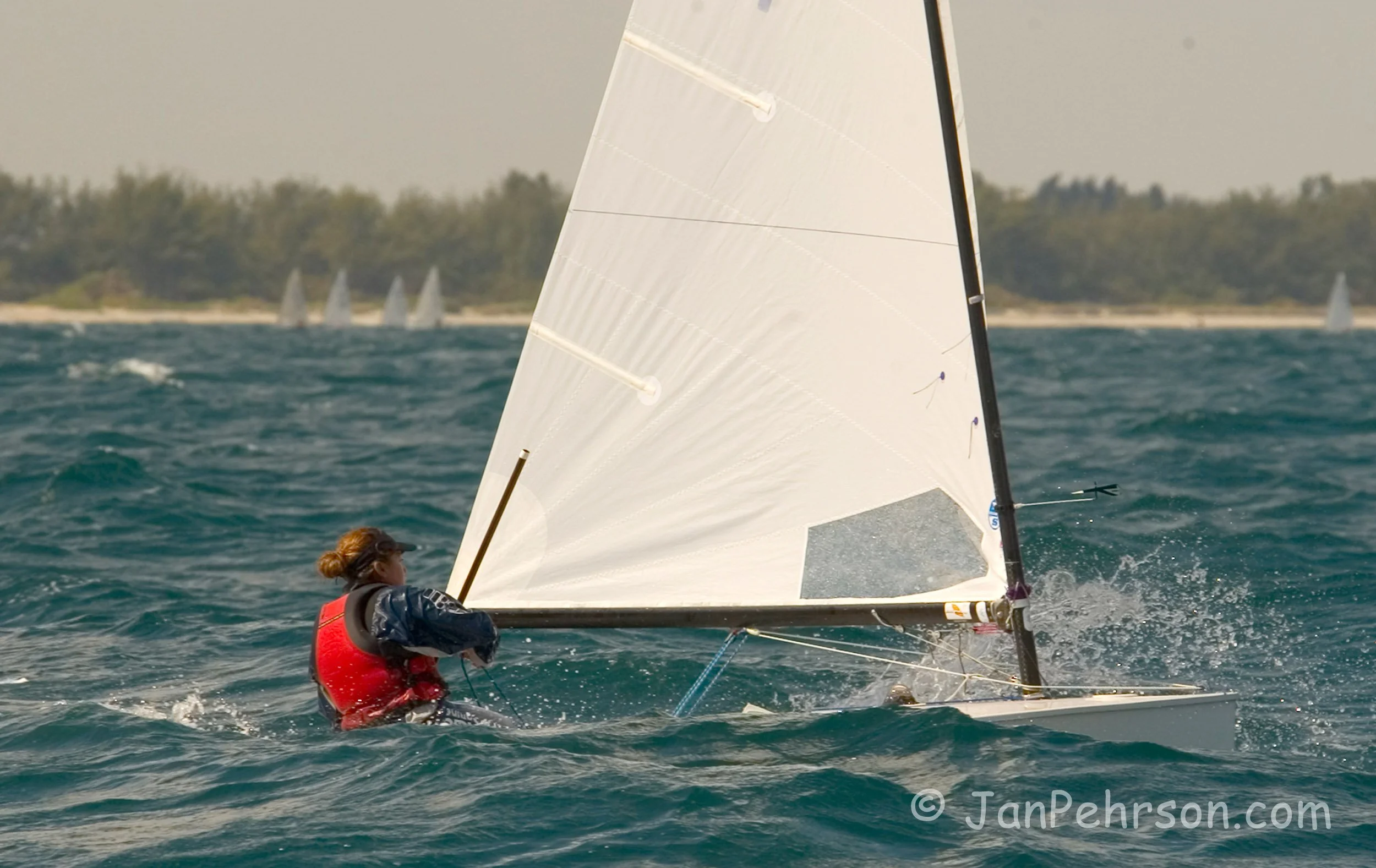 February 2004, Miami, Florida, USA Olympic Trials, Europe Dinghy Class, Krysia Pohl (Europe_USA 110#22 Krysia_Pohl)
