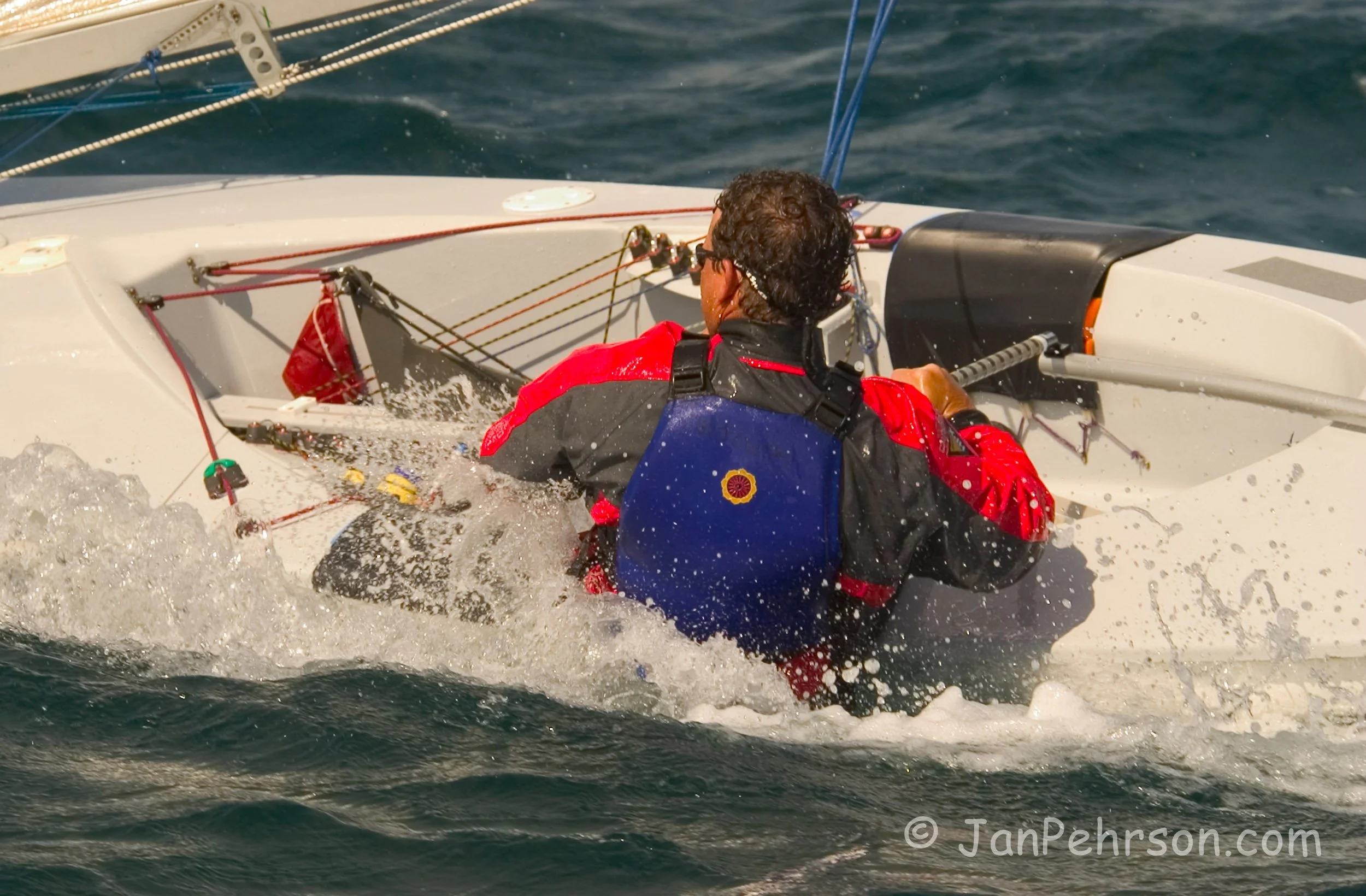 February 2004, Miami, Florida, USA Olympic Trials, Finn Class, Phil Tate (Finn_USA1212#31 Phil_Tate)