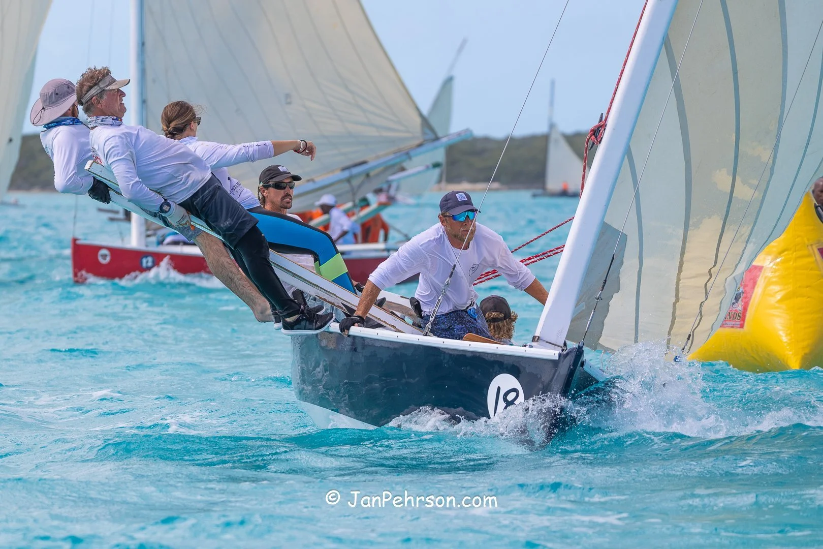 April 2025, George Town, Bahamas, National Family Island Regatta, C-Class, 4th Place, Crazy Partner, from Abaco