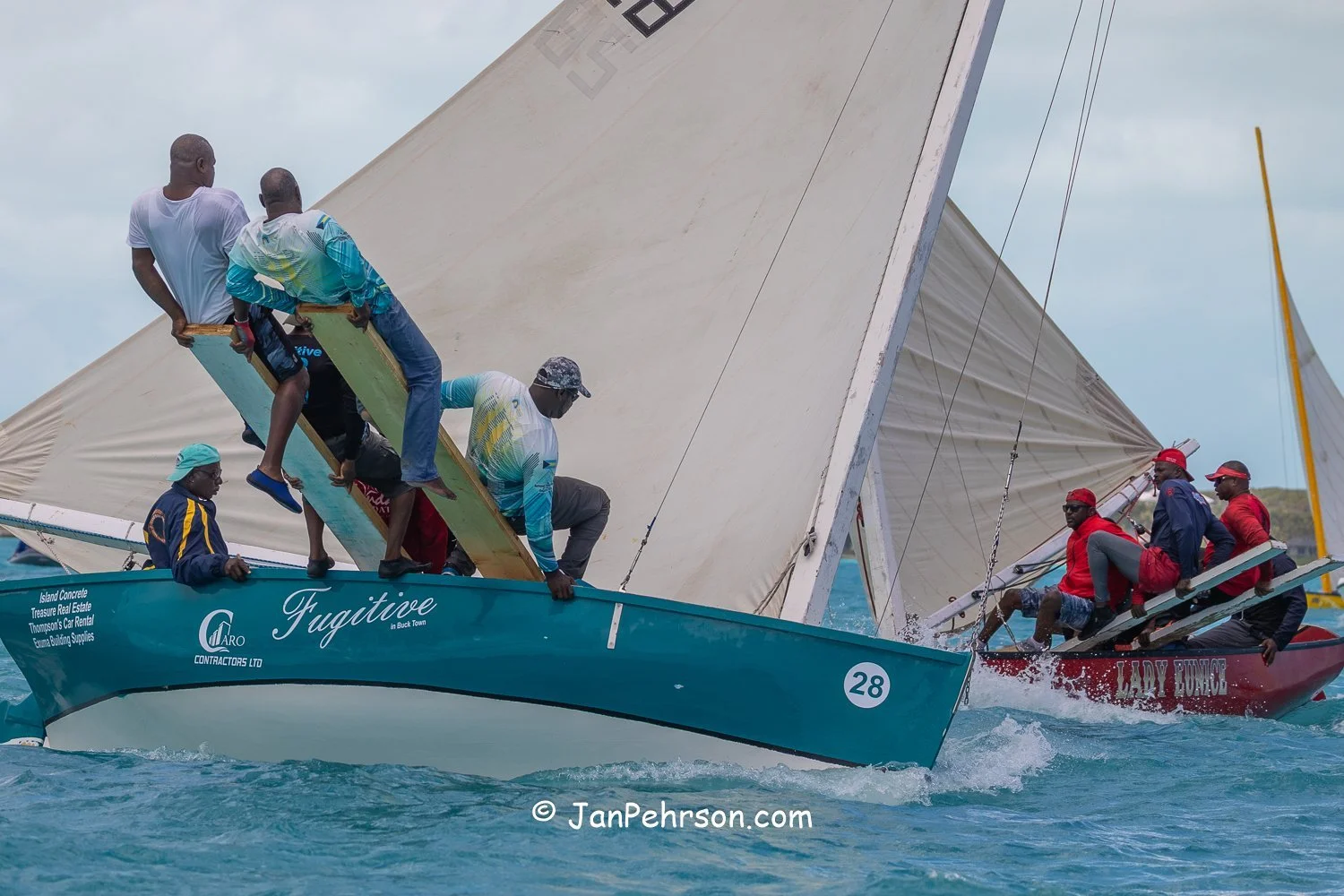 April 2025, George Town, Bahamas, National Family Island Regatta, C-Class, 7th Place, Fugative, from Exuma