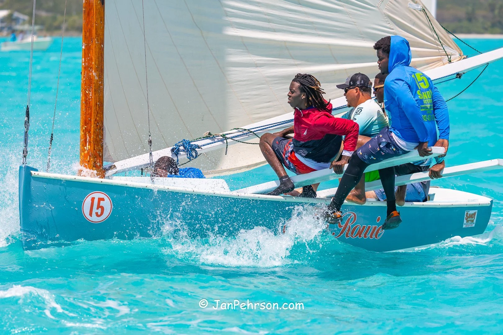 April 2025, George Town, Bahamas, National Family Island Regatta, C-Class, 8th Place, Miss Rowie, from Exuma