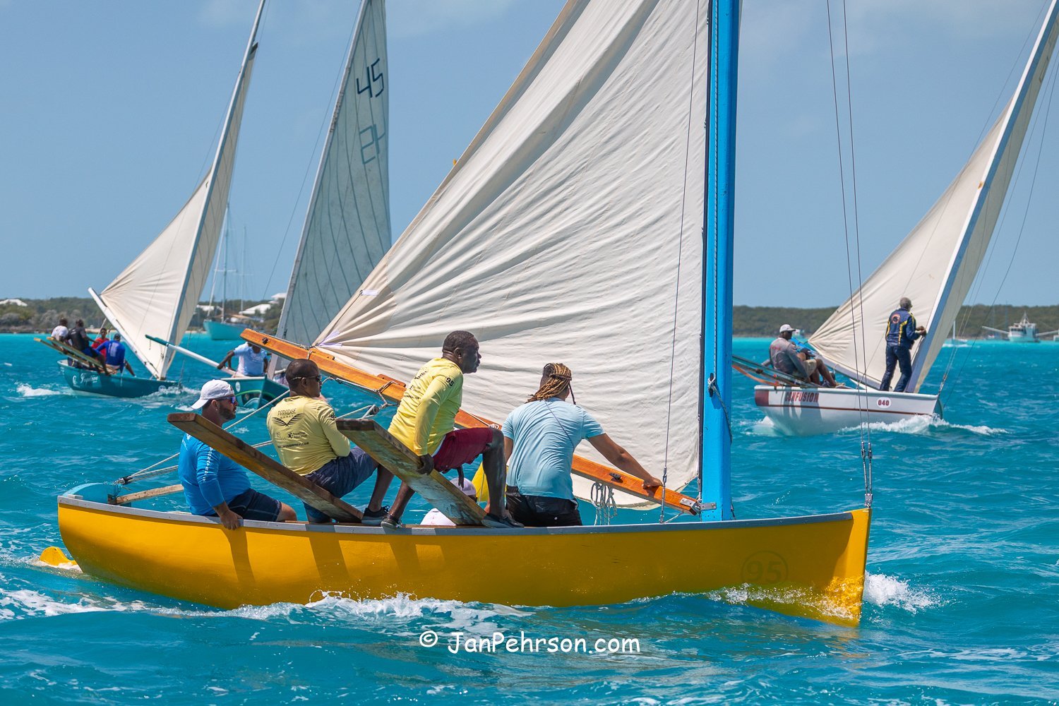 April 2025, George Town, Bahamas, National Family Island Regatta, C-Class, Mia Laura, 11th Place, from Exuma