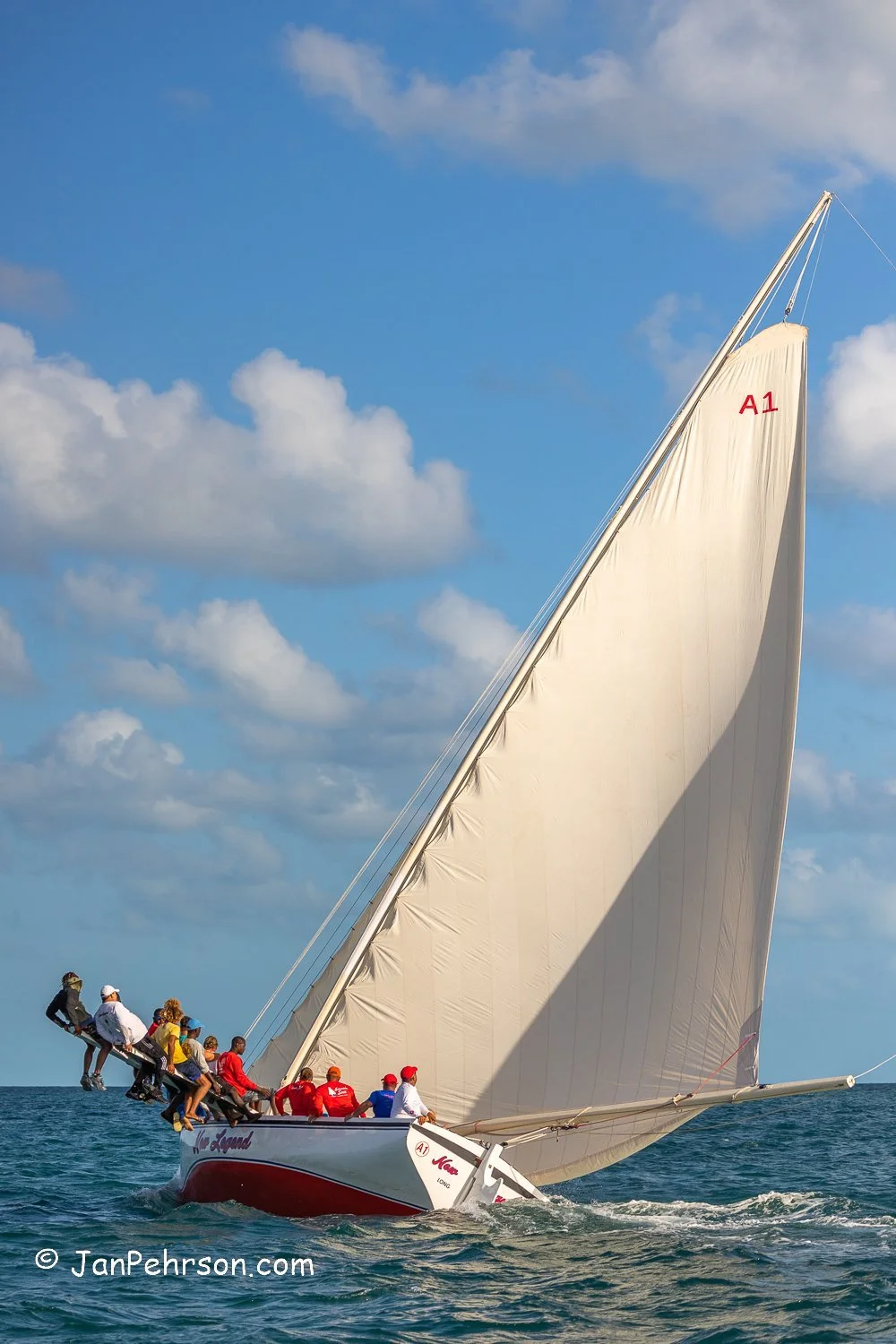 Dec 2022, Nassau, Bahamas, Best of the Best Regatta, A-Class, 2nd Place, New Legend, from Long Island