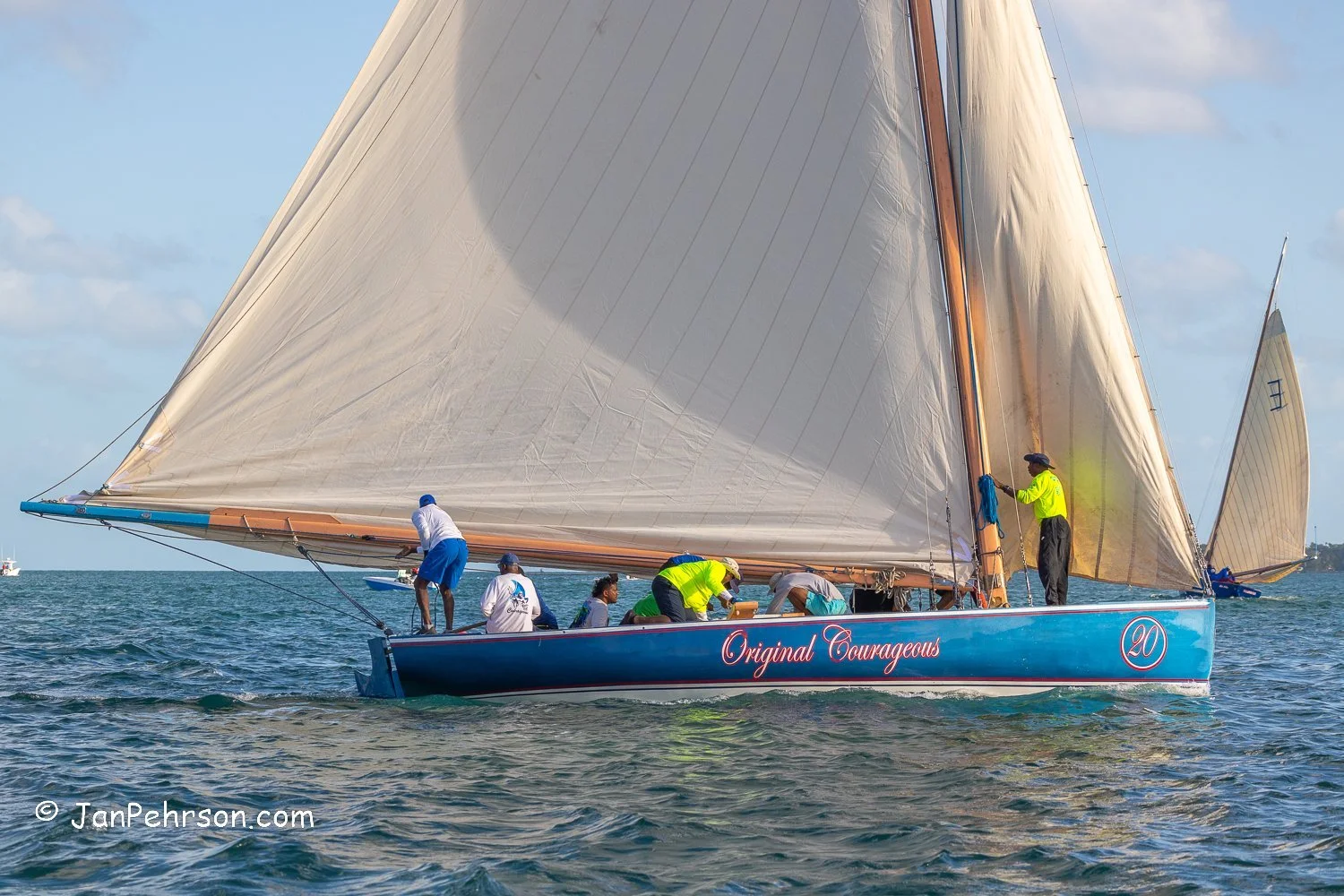 Dec 2022, Nassau, Bahamas, Best of the Best Regatta, A-Class, 5th Place, Original Courageous, from Ragged Island