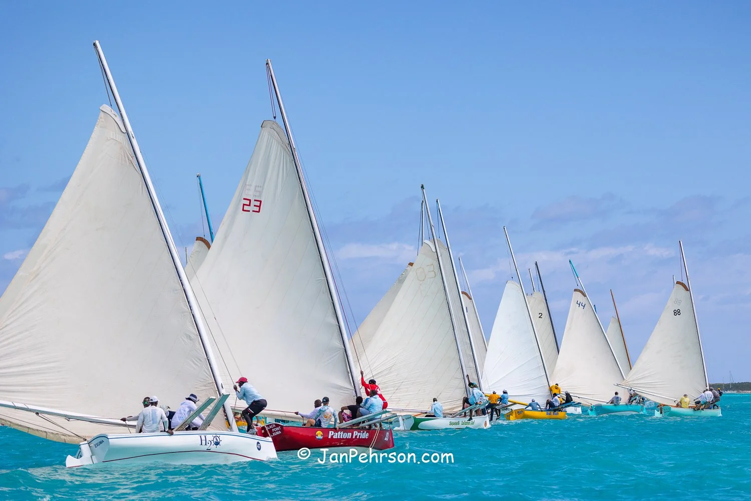April 2026, George Town, Bahamas, National Family Island Regatta, C-Class Start