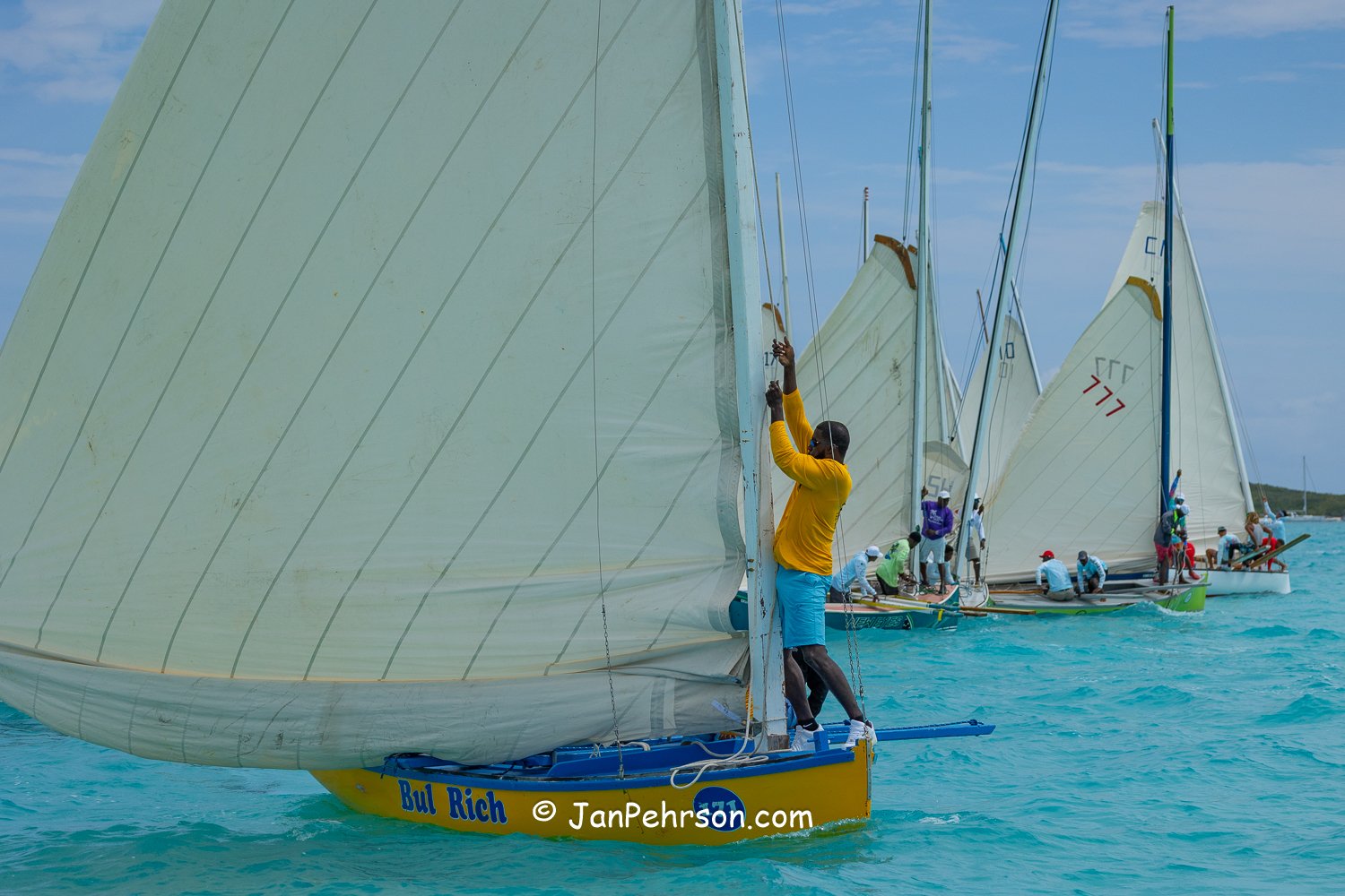 April 2026, George Town, Bahamas, National Family Island Regatta, C-Class Start