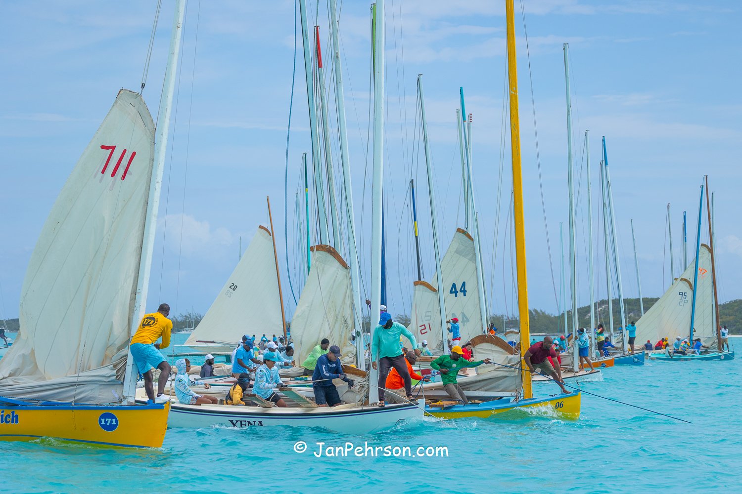 April 2026, George Town, Bahamas, National Family Island Regatta, C-Class Start