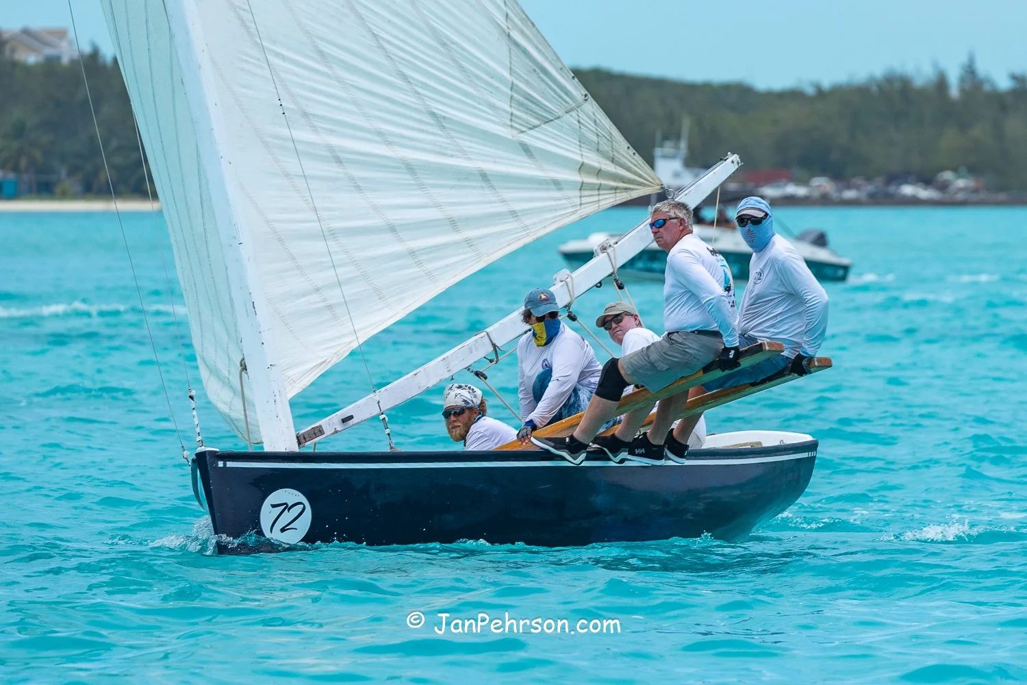 April 2026, George Town, Bahamas, National Family Island Regatta, C-Class, It Ain't Right, from Abaco