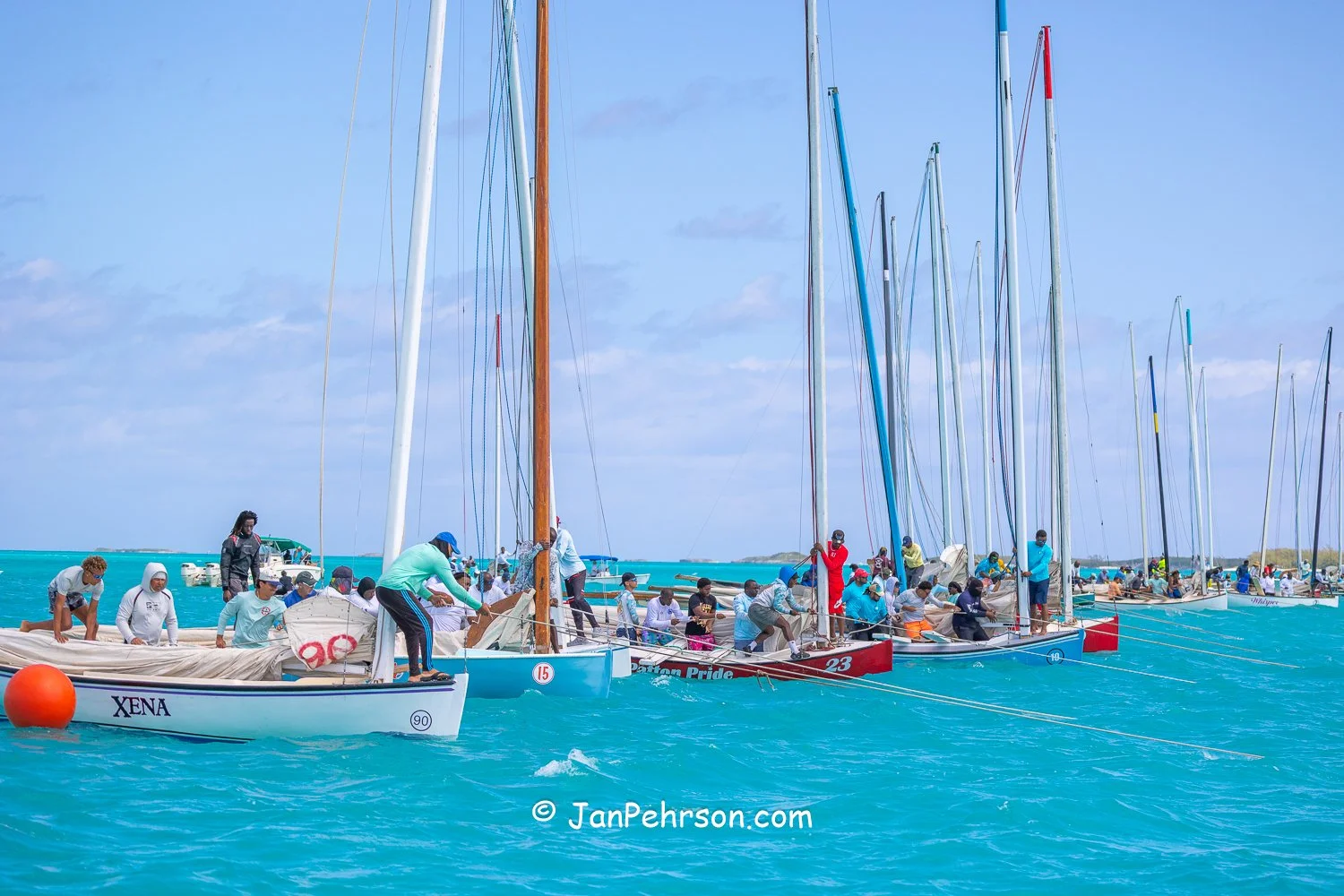 April 2026, George Town, Bahamas, National Family Island Regatta, C-Class Start