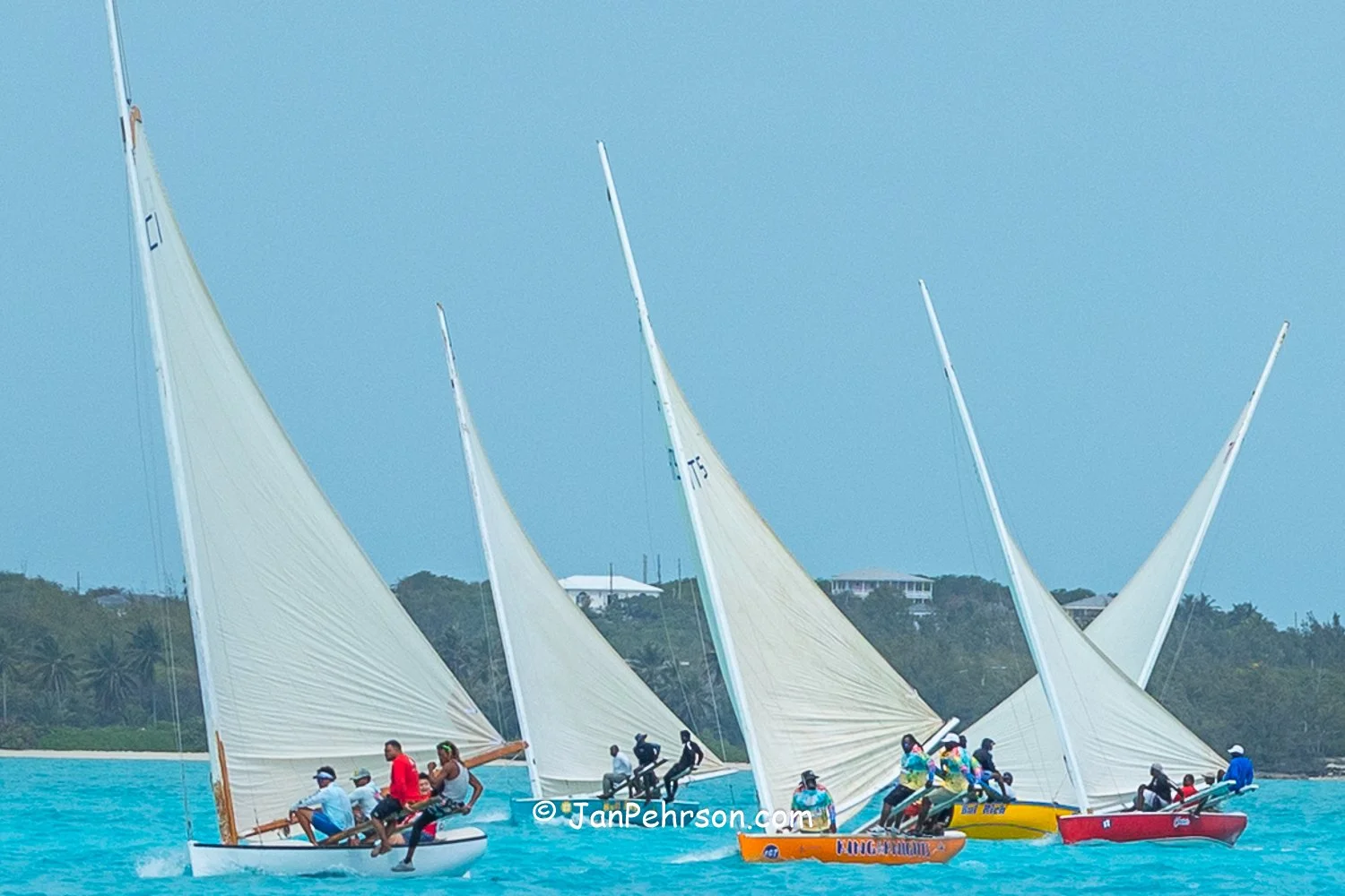 April 2026, George Town, Bahamas, National Family Island Regatta, C-Class Start