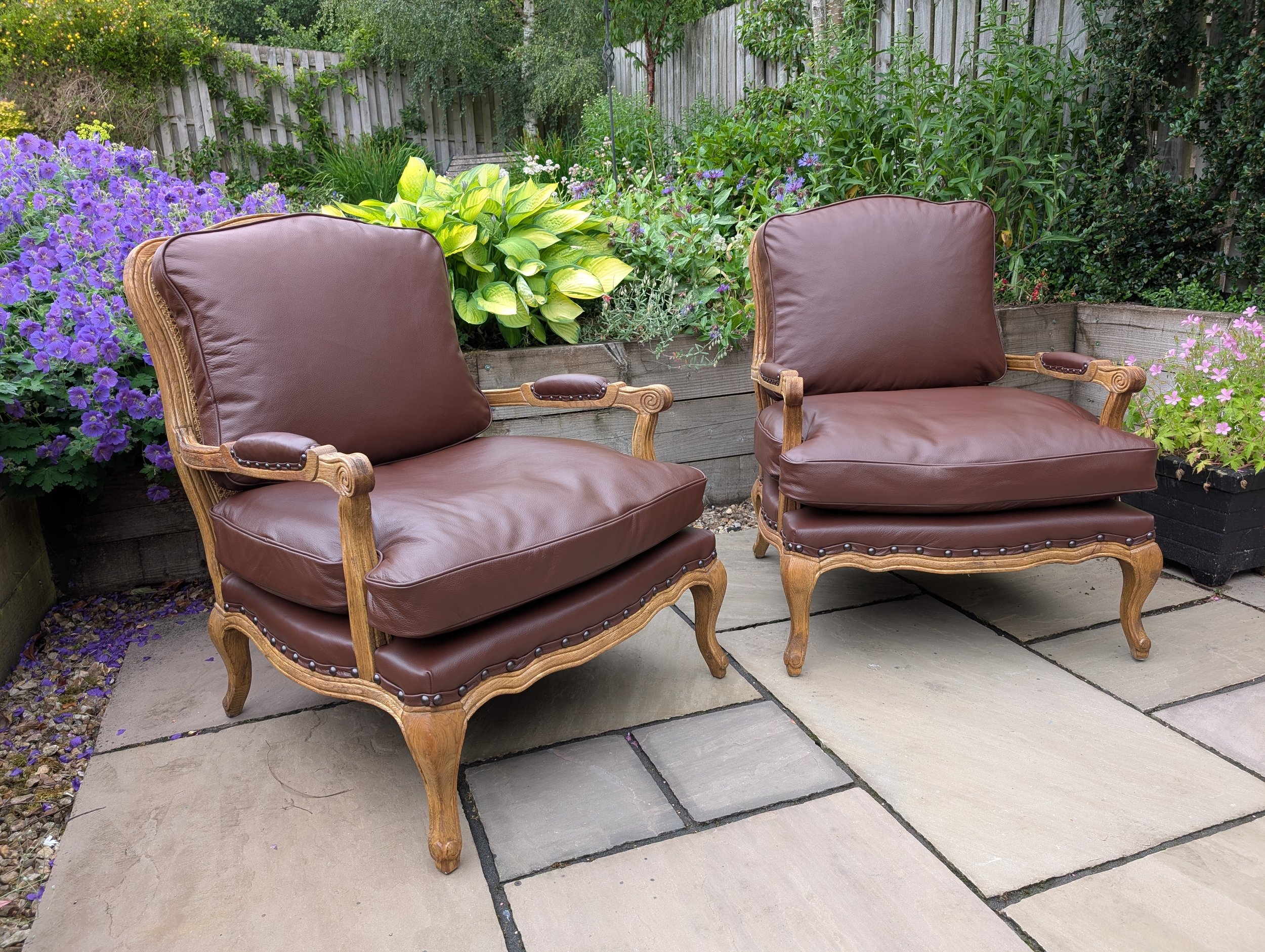 French Style Bergère Chairs