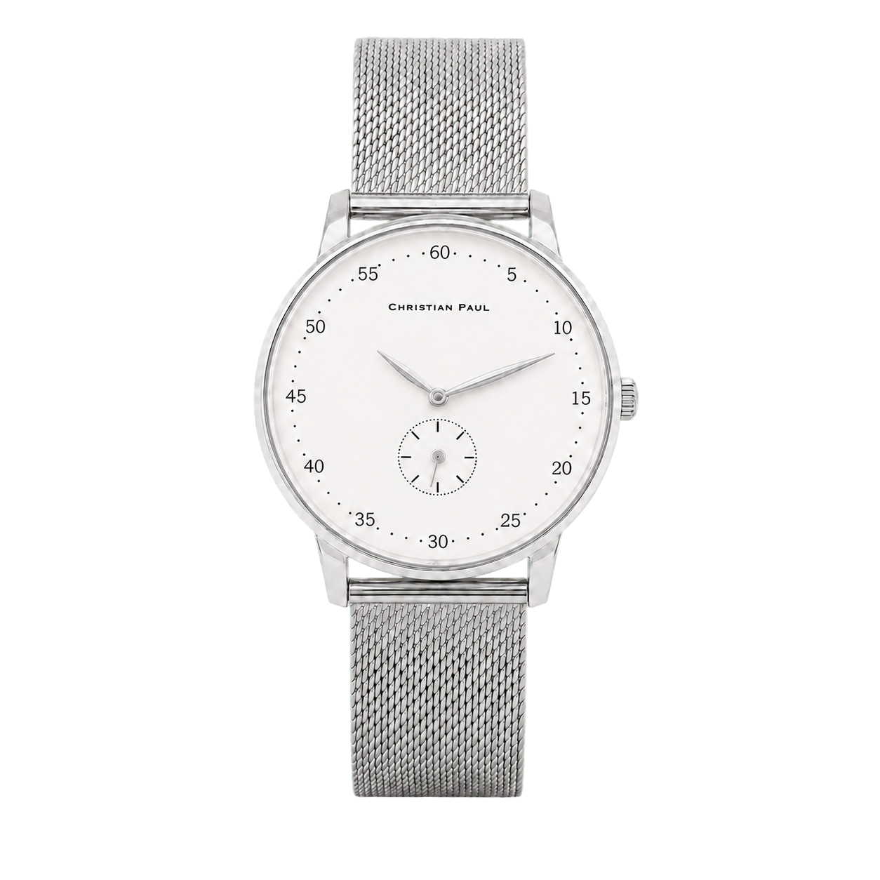 christian-paul-watch-silver-white-dial-transparent.png