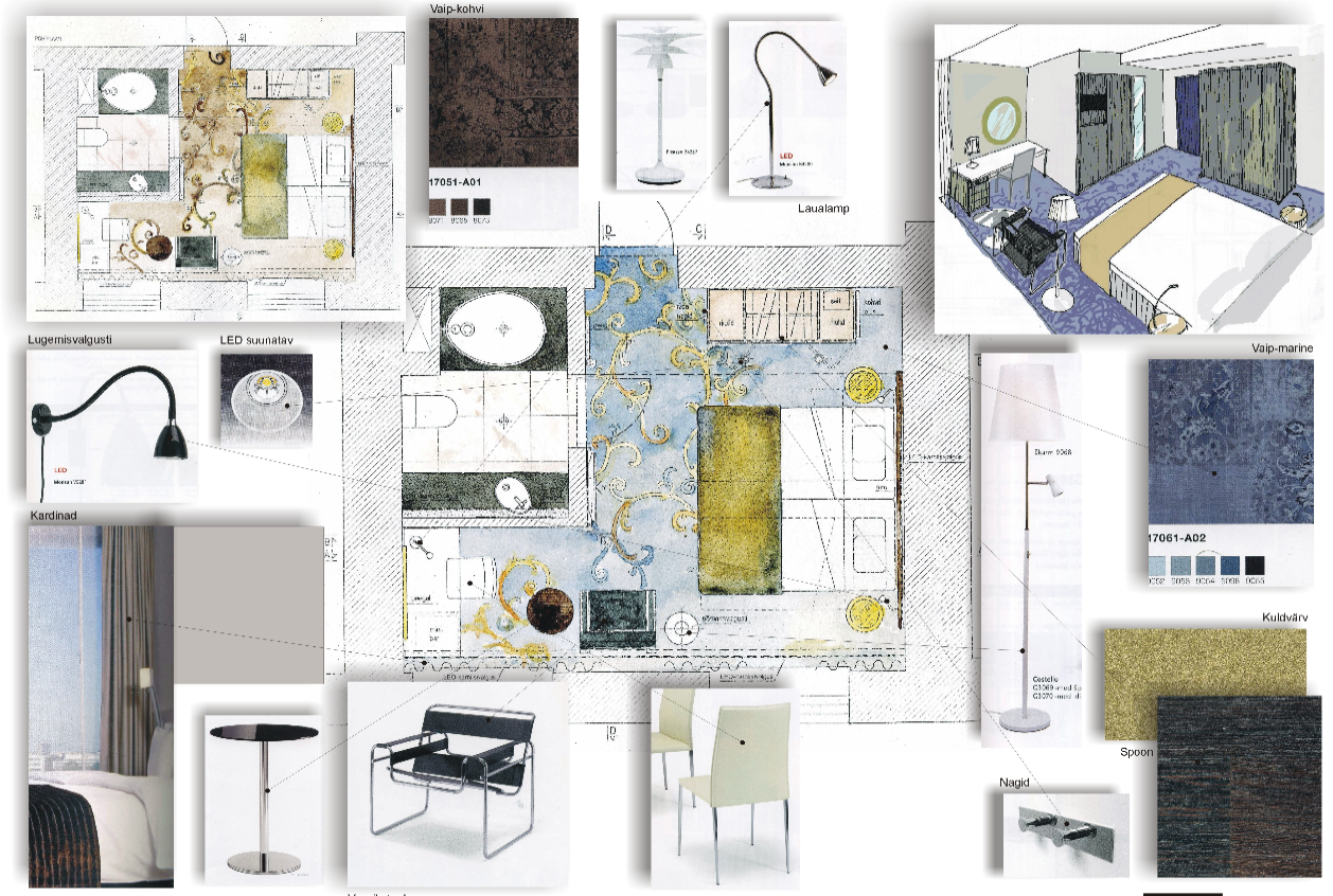 Hotell Palace sisekujudnus — Vaikla Disain