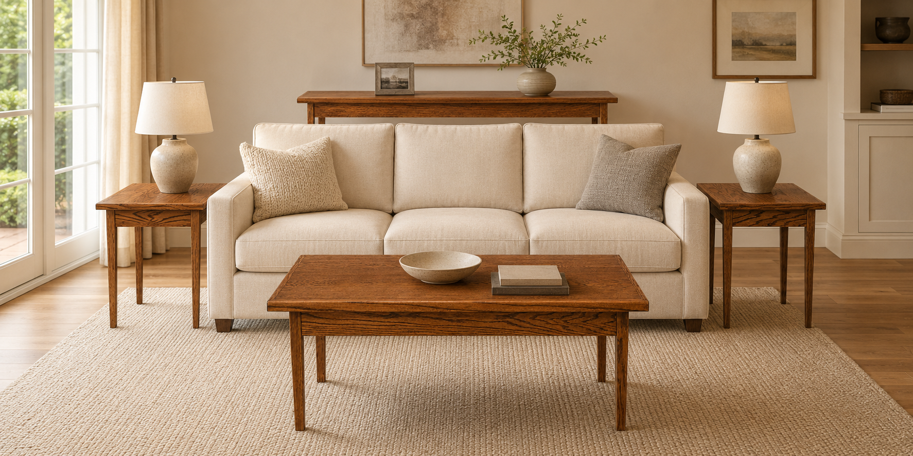 Shaker-Inspired Sofa Table