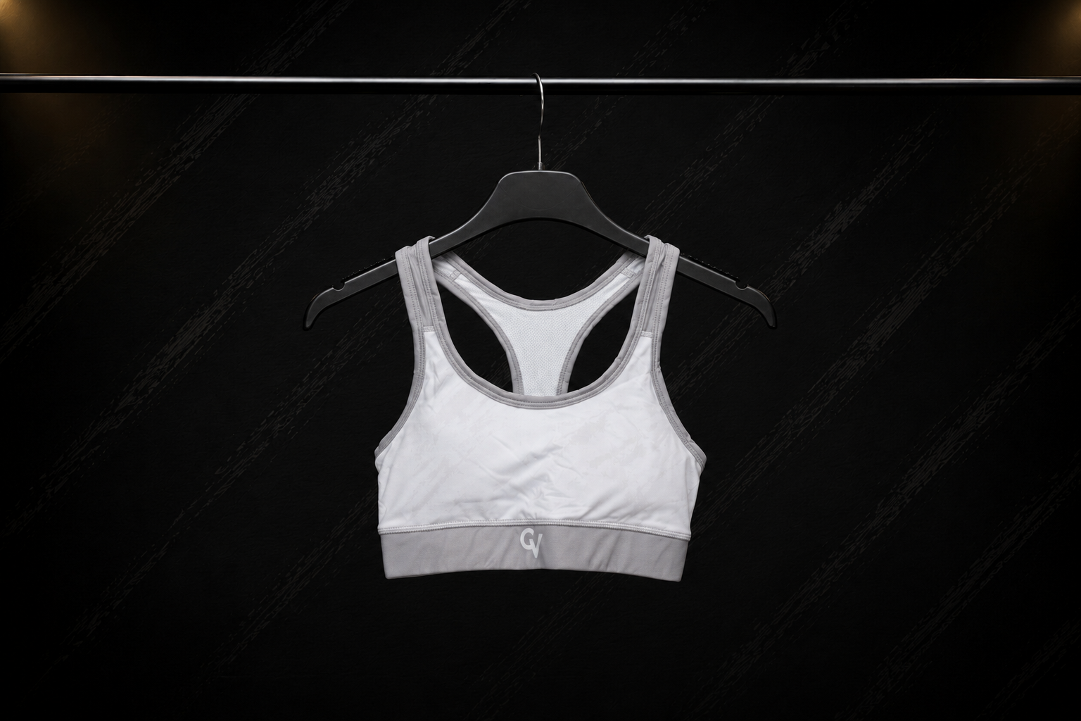 White Sports Bra
