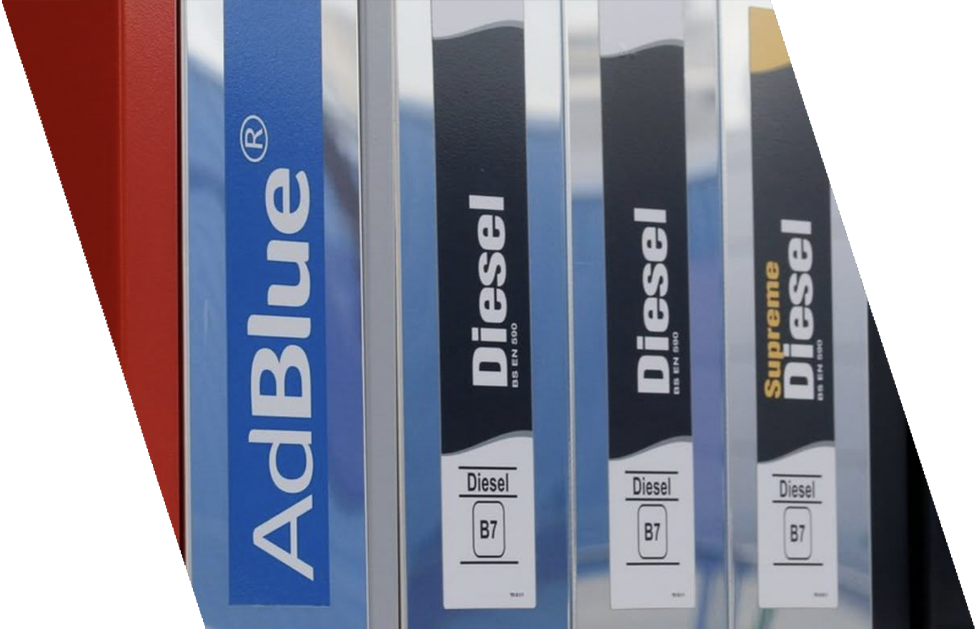 Boxes of additive diesel fuel labeled Diesel B7 and Supreme Diesel.