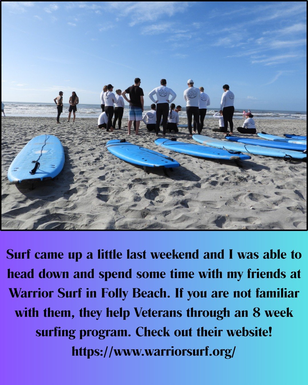 #Surfing, #Warriorsurf, #Follybeach, #veteran