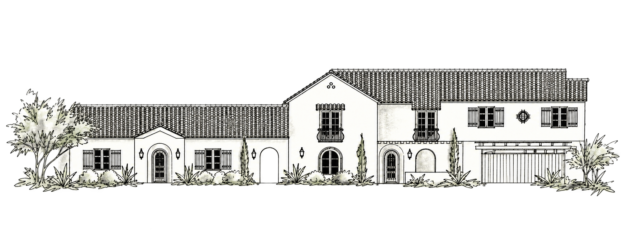 The floor plans came easy, but the outside, not so much.