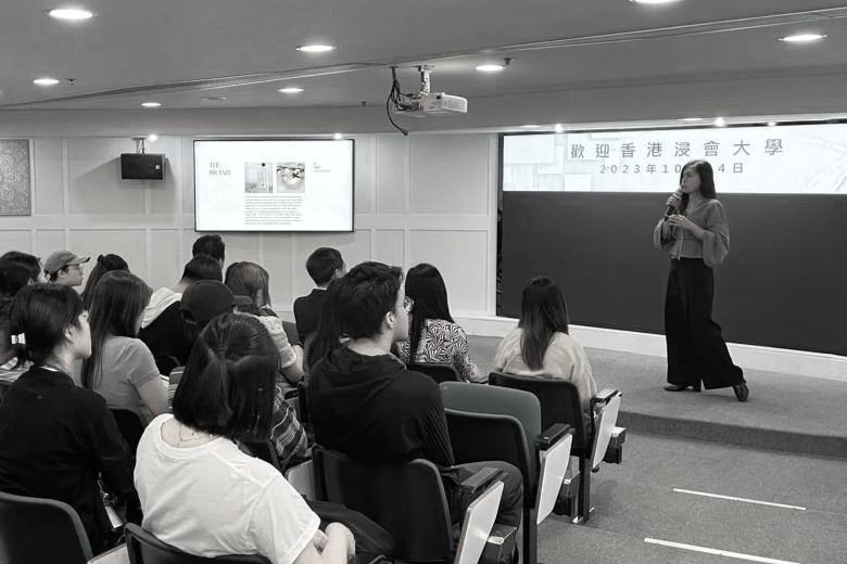 Sustainable Fashion Talk in Macau for Hong Kong Baptist University