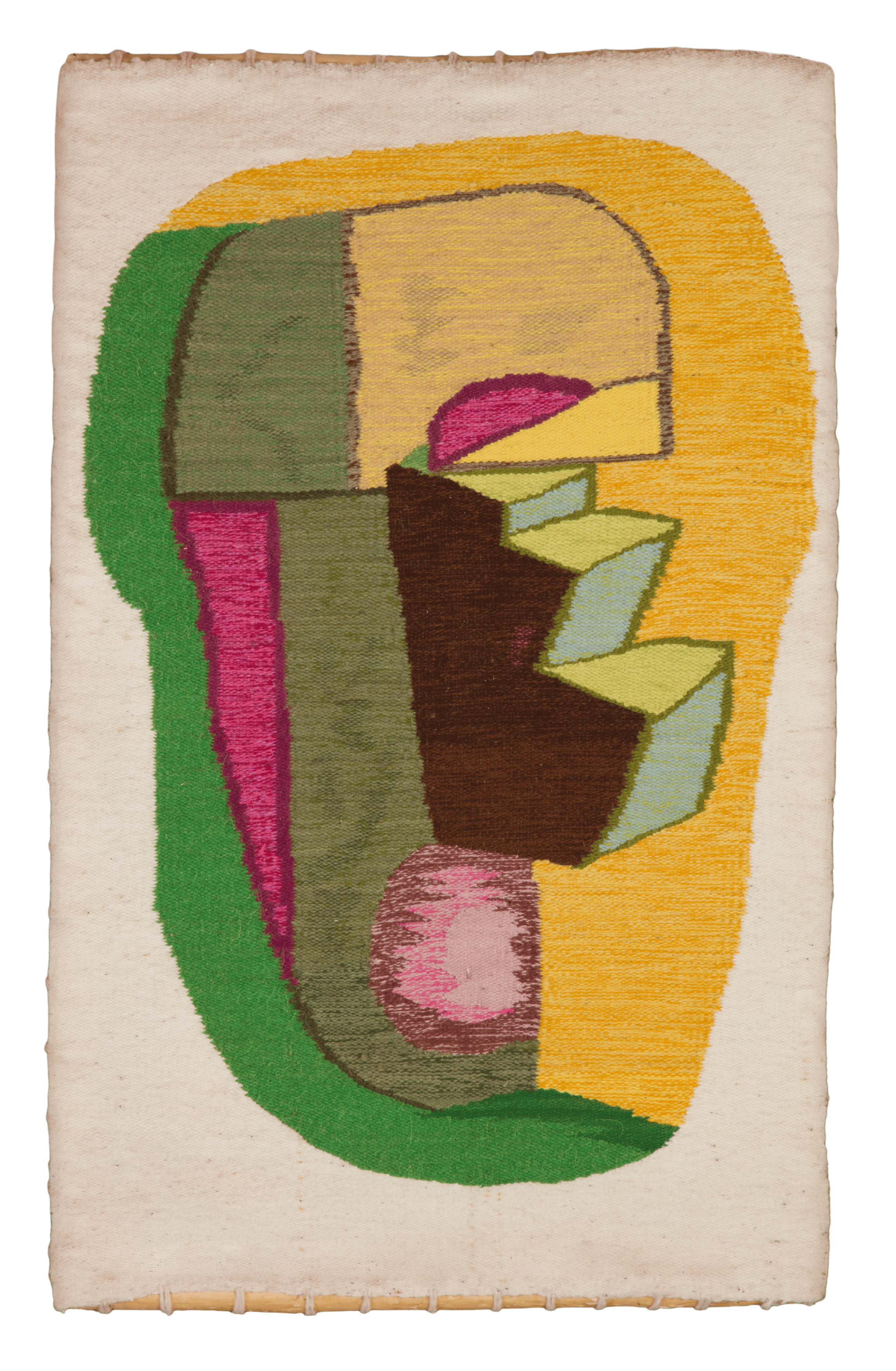 Avocado Landscape, Textile Art