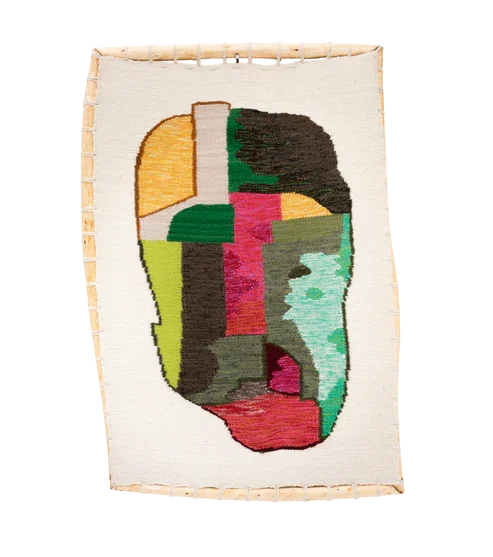 Avocado Landscape No 4, Textile Art