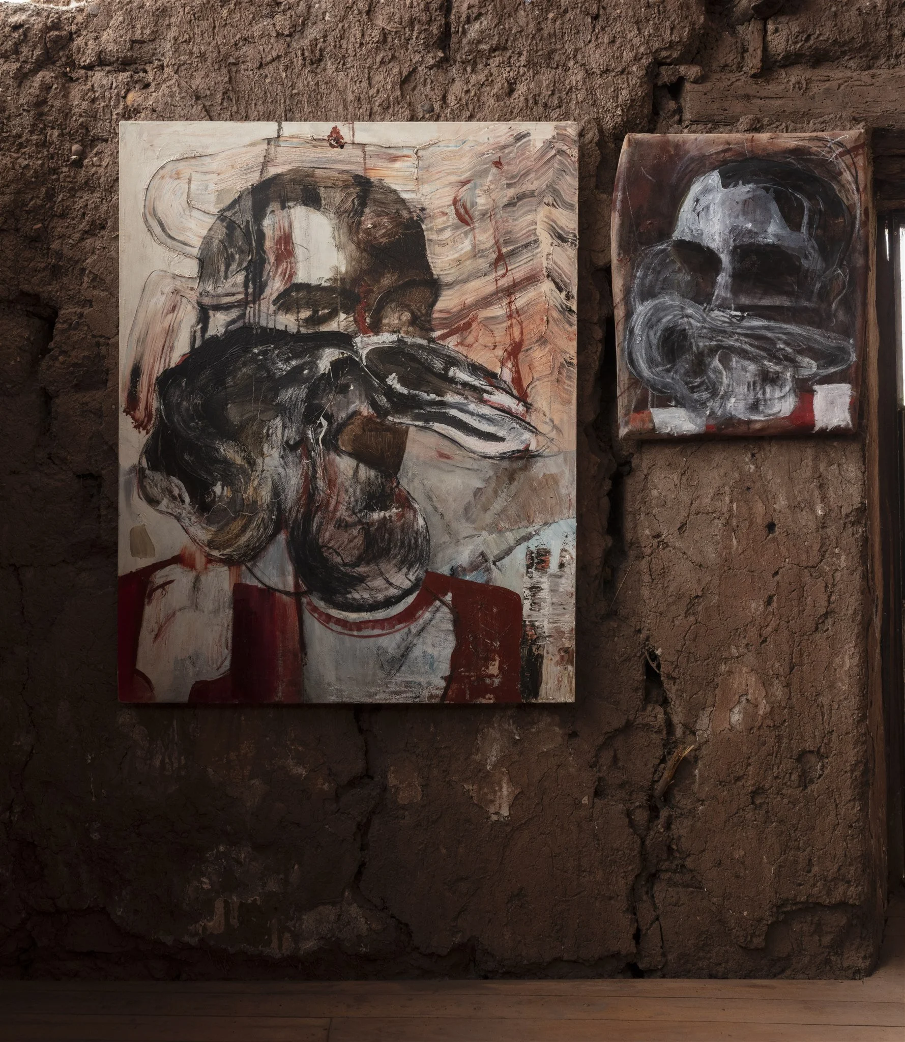  Autorretrato con el sello de Baphomet | Ojos negros| Photo credit: Gustavo Vivanco Cusco