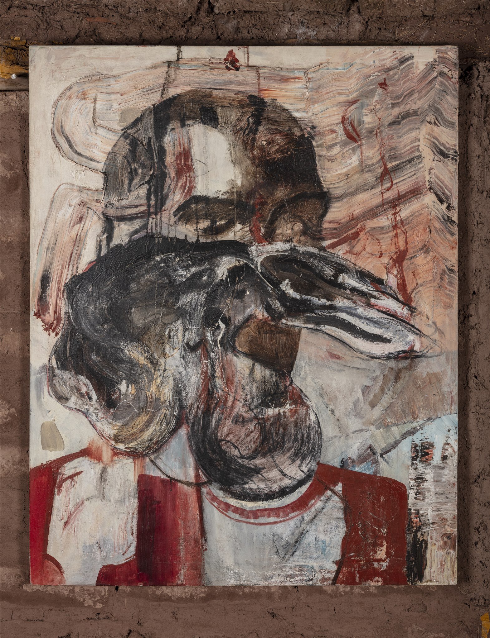 Autorretrato con el sello de Baphomet & Ojos negros