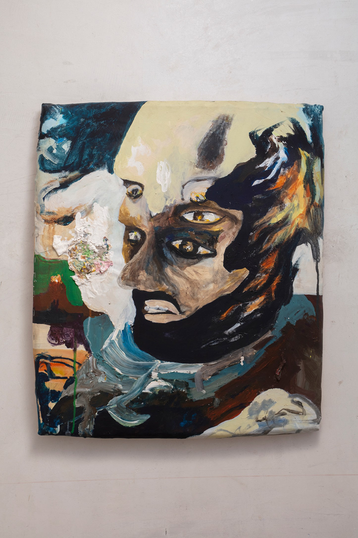 Qam kan ki |
Mixed Media sobre bastidor de sauce 
64 x 49 cm |
2023